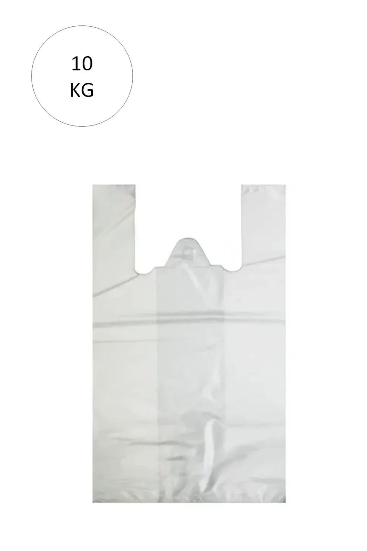 Beyaz Atlet Poşet Orta Boy 29x50 cm Takriben 850 Adet 10 Kg - Just Cheap Store Görsel 5