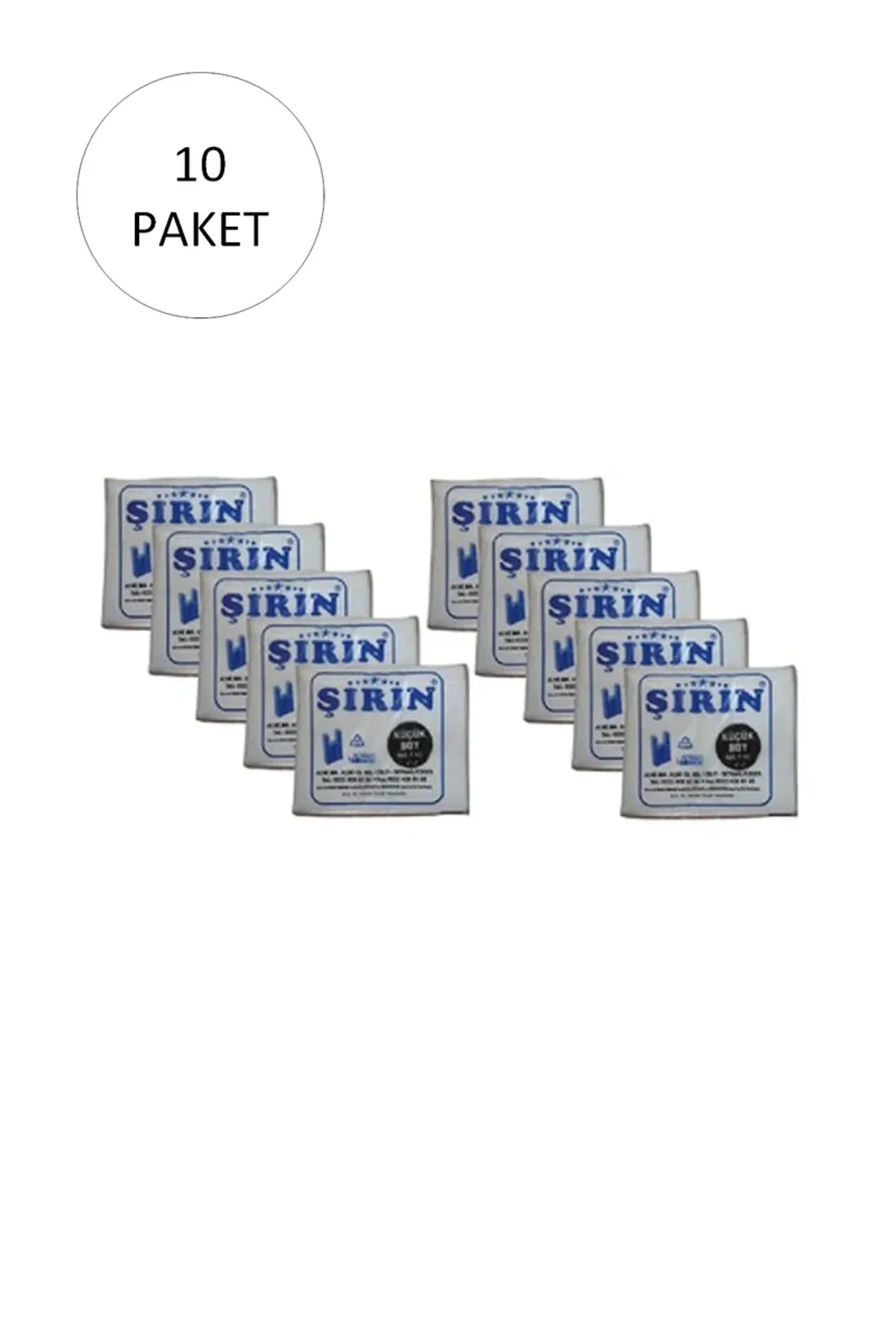 Beyaz Kalın Atlet Poşet Küçük Boy 25x45 Cm 1 Kg 10 Paket (Takriben 1100 Ad) - Just Cheap Store Görsel 4