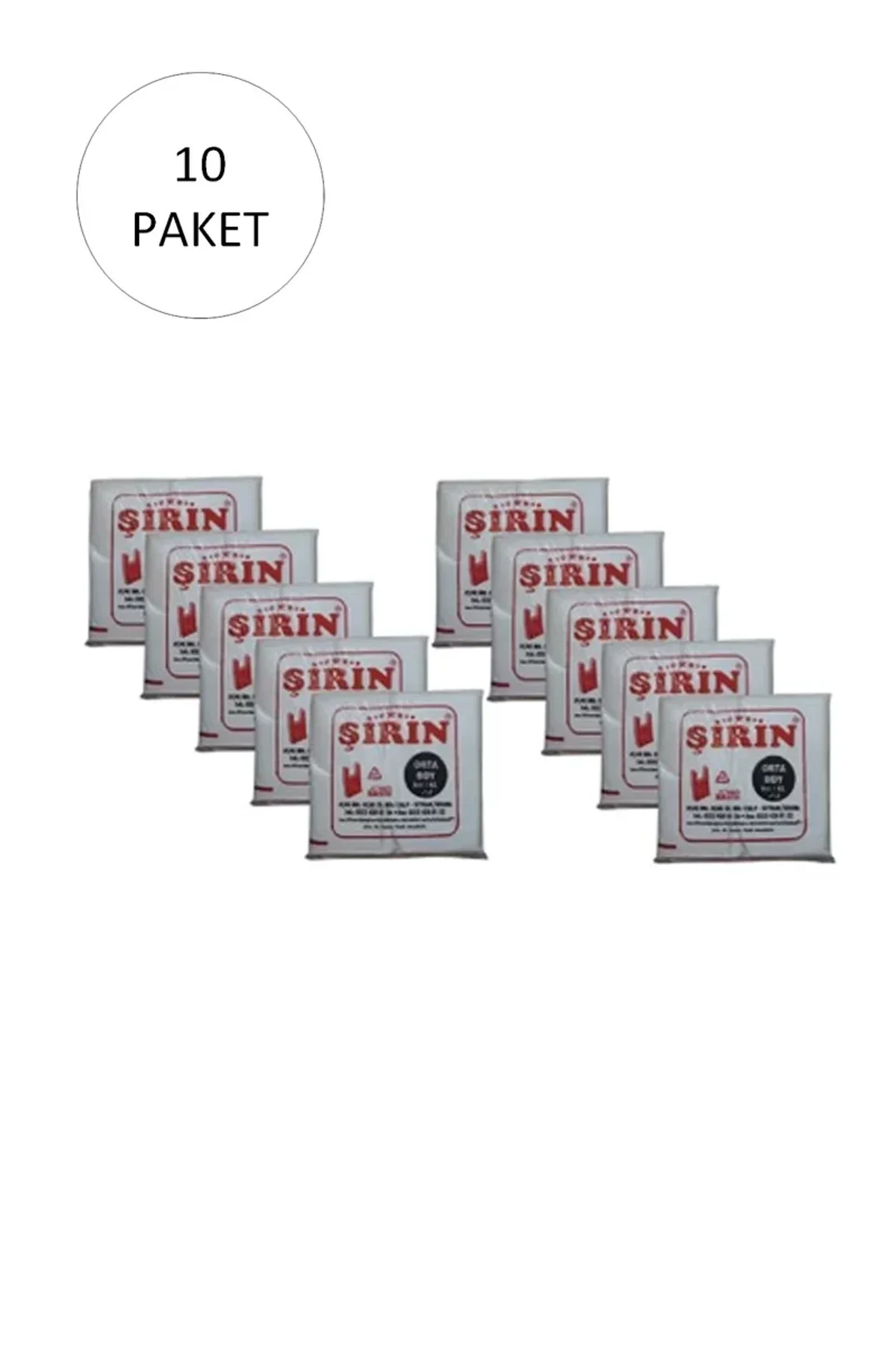 Beyaz Kalın Atlet Poşet Orta Boy 28x50 Cm 1 Kg 10 Paket (Takriben 750 Adet) - Just Cheap Store Görsel 5