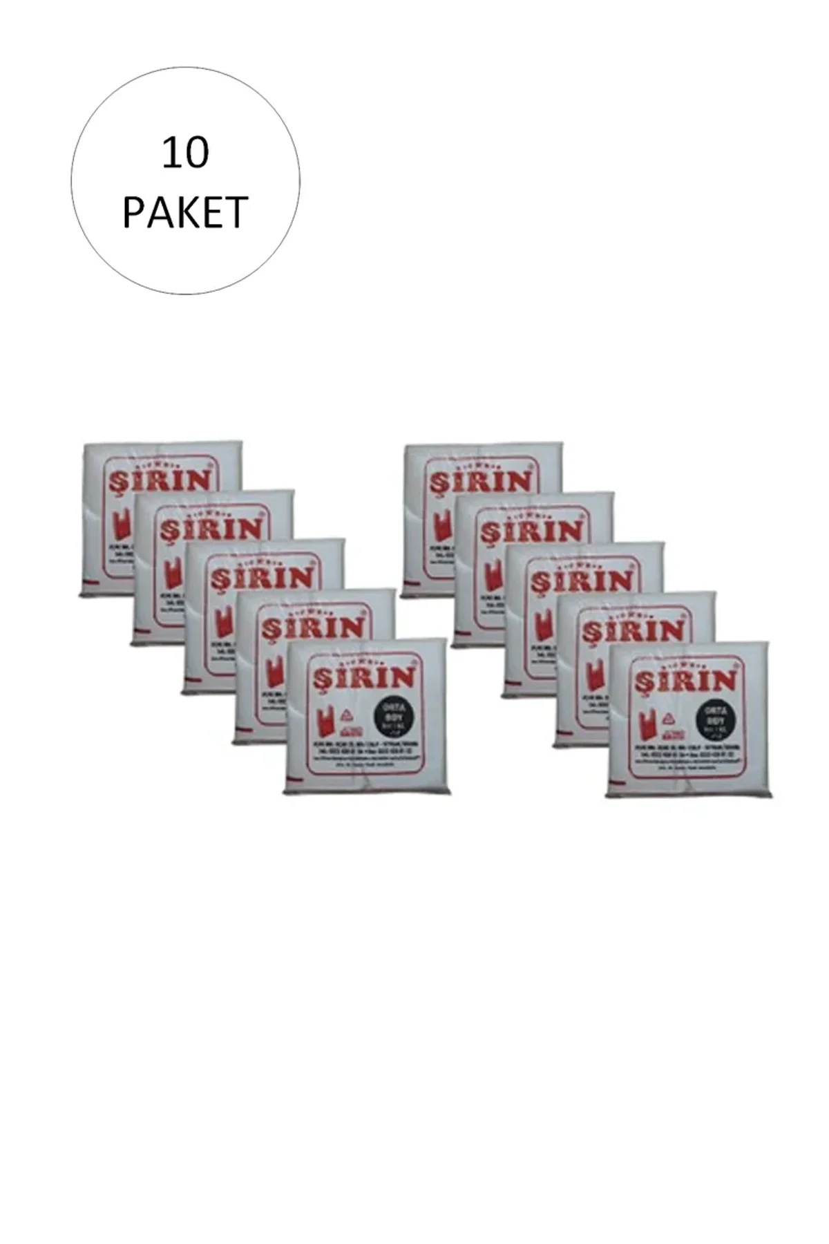 Beyaz Kalın Atlet Poşet Orta Boy 28x50 Cm 1 Kg 10 Paket (Takriben 750 Adet) - Just Cheap Store Görsel 4