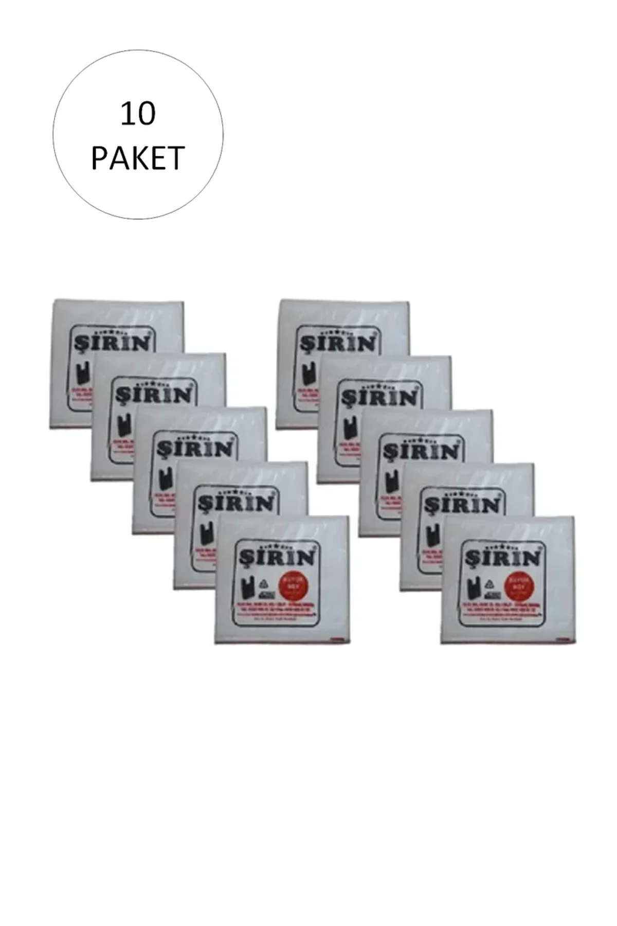 Beyaz Kalın Atlet Poşet Büyük Boy 30x57 Cm 1 Kg 10 Paket (Takriben 450 Adet) - Just Cheap Store Görsel 5