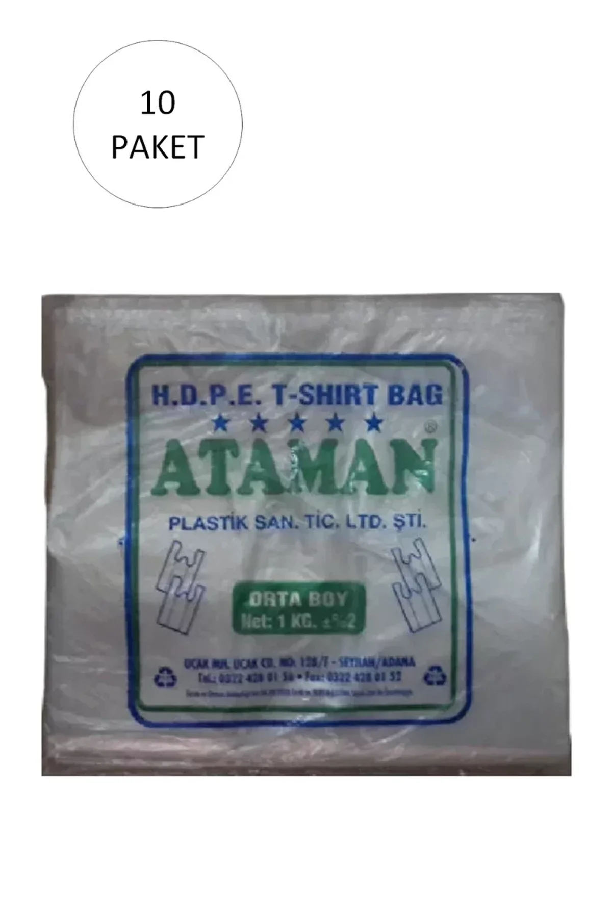 Kalın Şeffaf Atlet Poşet Orta Boy 27x47 Cm 1 Kg (10 Paket-Takriben 1,450 Adet) - Just Cheap Store Görsel 5