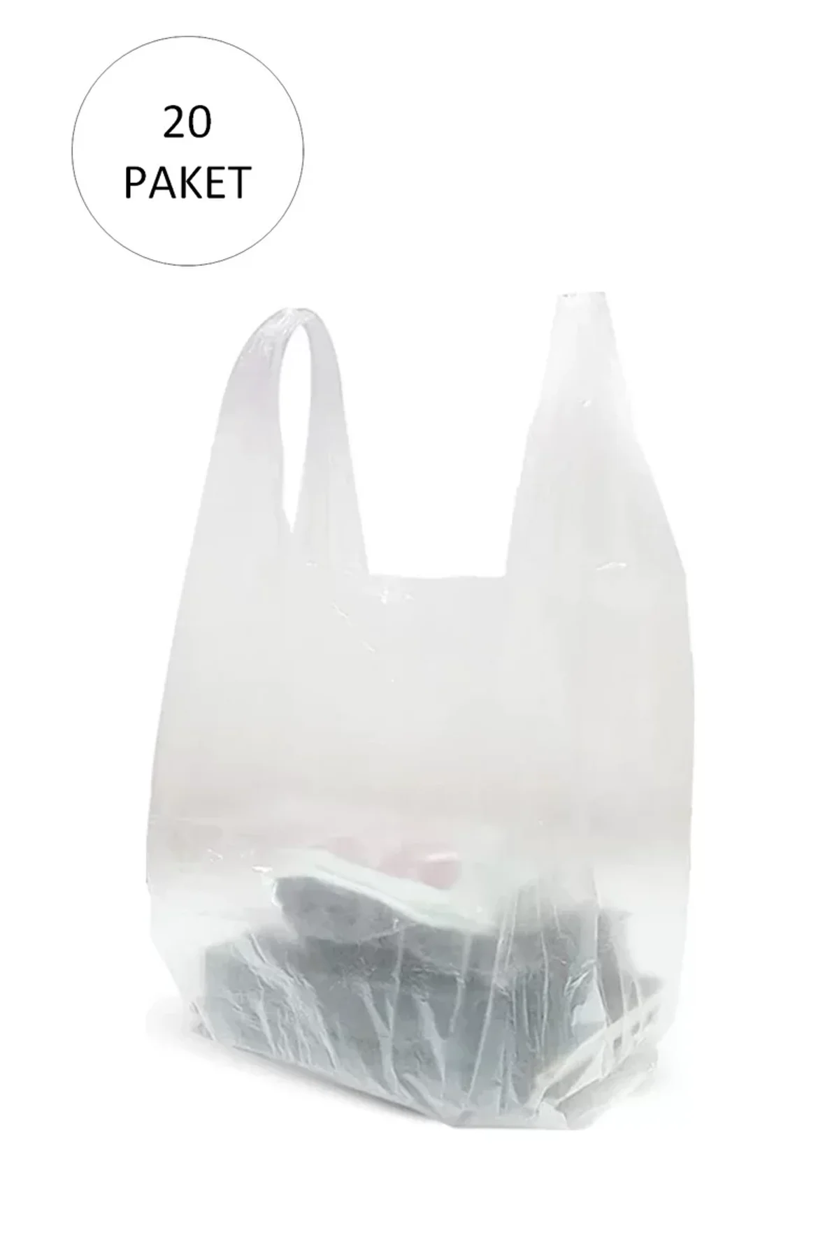 Şeffaf Atlet Poşet Orta Boy 28x50 cm 20 Paket Takriben 4.000 Adet - Just Cheap Store Görsel 5