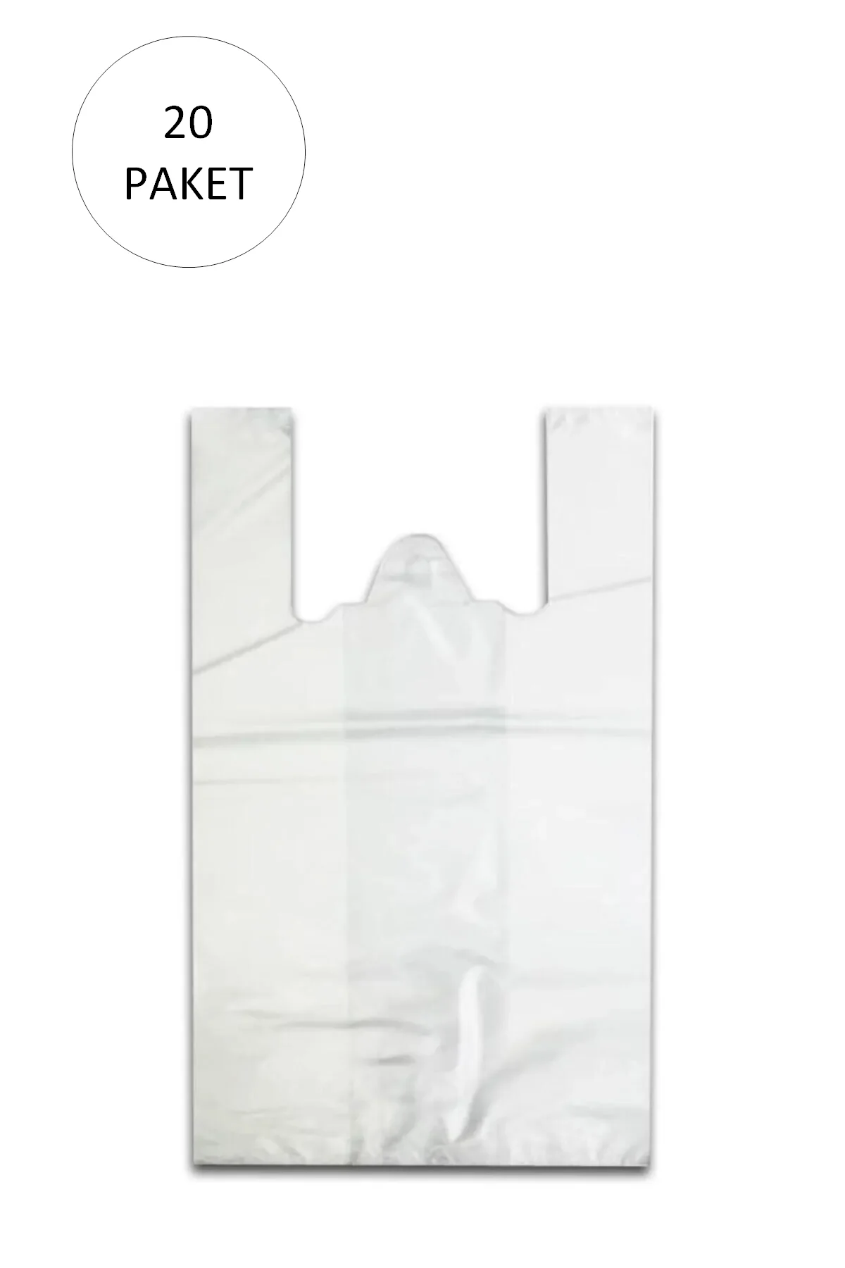 Beyaz Hışır Atlet Poşet Mini Boy 22x31 cm 20 Paket Takriben 10.000 Adet - Just Cheap Store Görsel 2