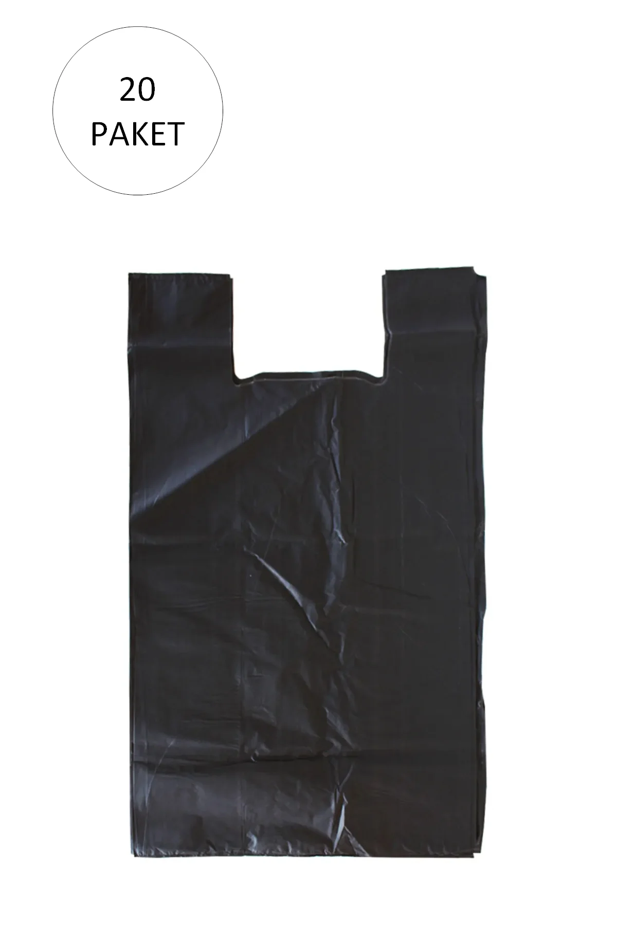 Siyah Hışır Atlet Poşet Mini Boy 22x31 cm 20 Paket Takriben 10.000 Adet - Just Cheap Store Görsel 2