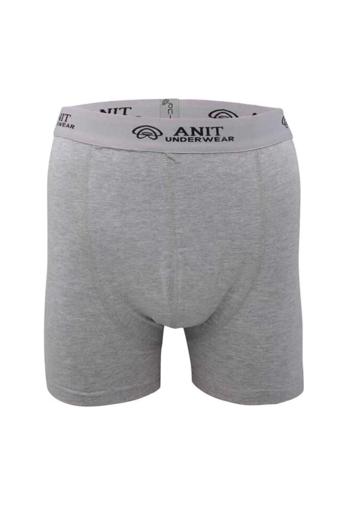 Kısa Paça Likralı Erkek Boxer Gri - 1115A - Just Cheap Store Görsel 2