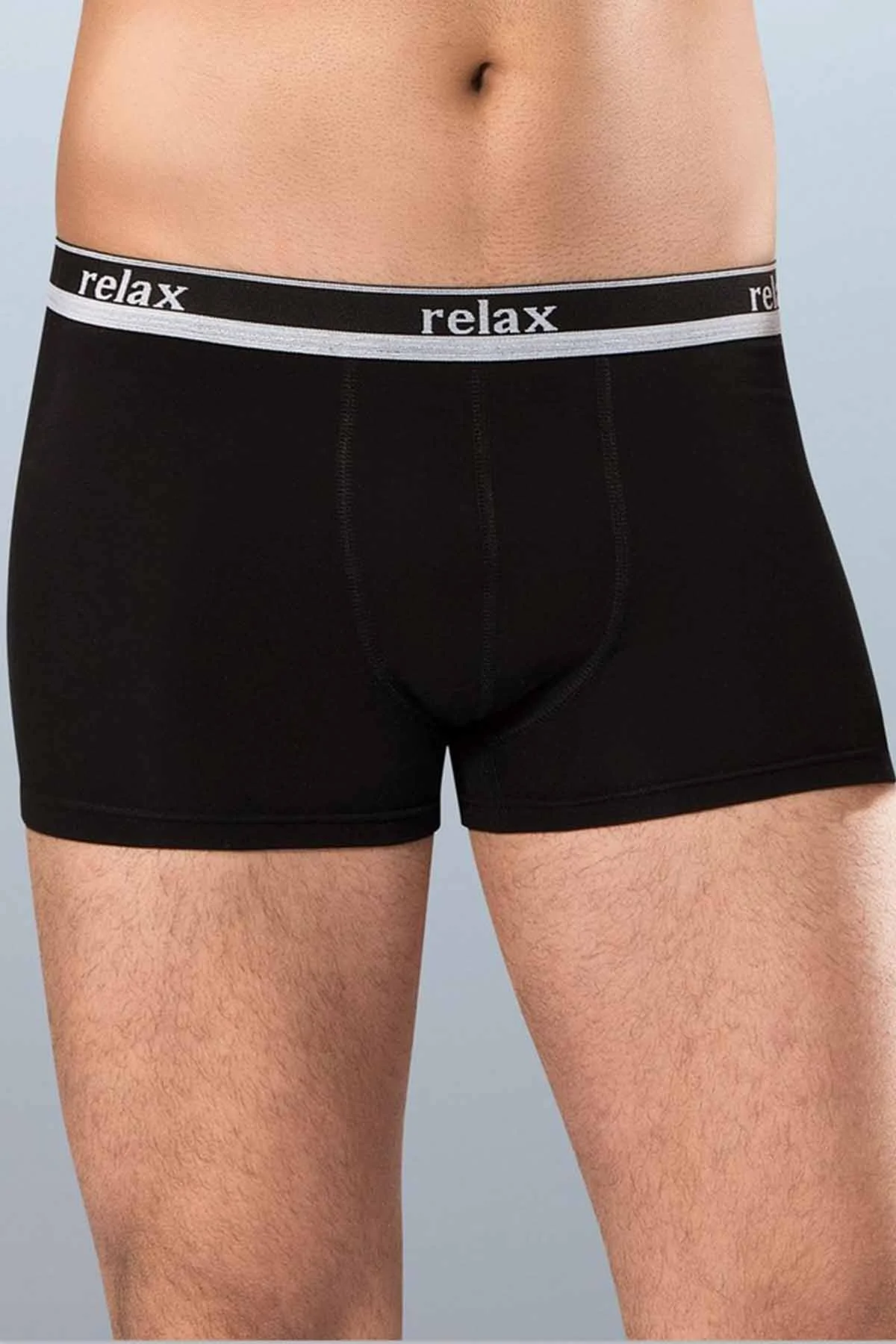 Relax Pamuklu Esnek Erkek Boxer Siyah - 1268A - Just Cheap Store Görsel 3