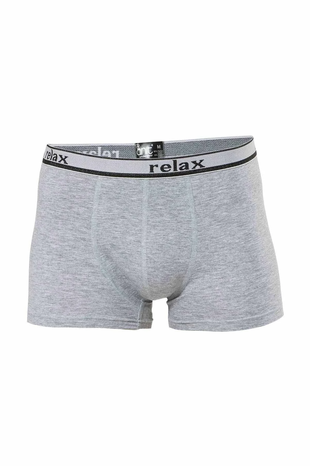Relax Pamuklu Esnek Erkek Boxer Gri - 1268A - Just Cheap Store Görsel 2