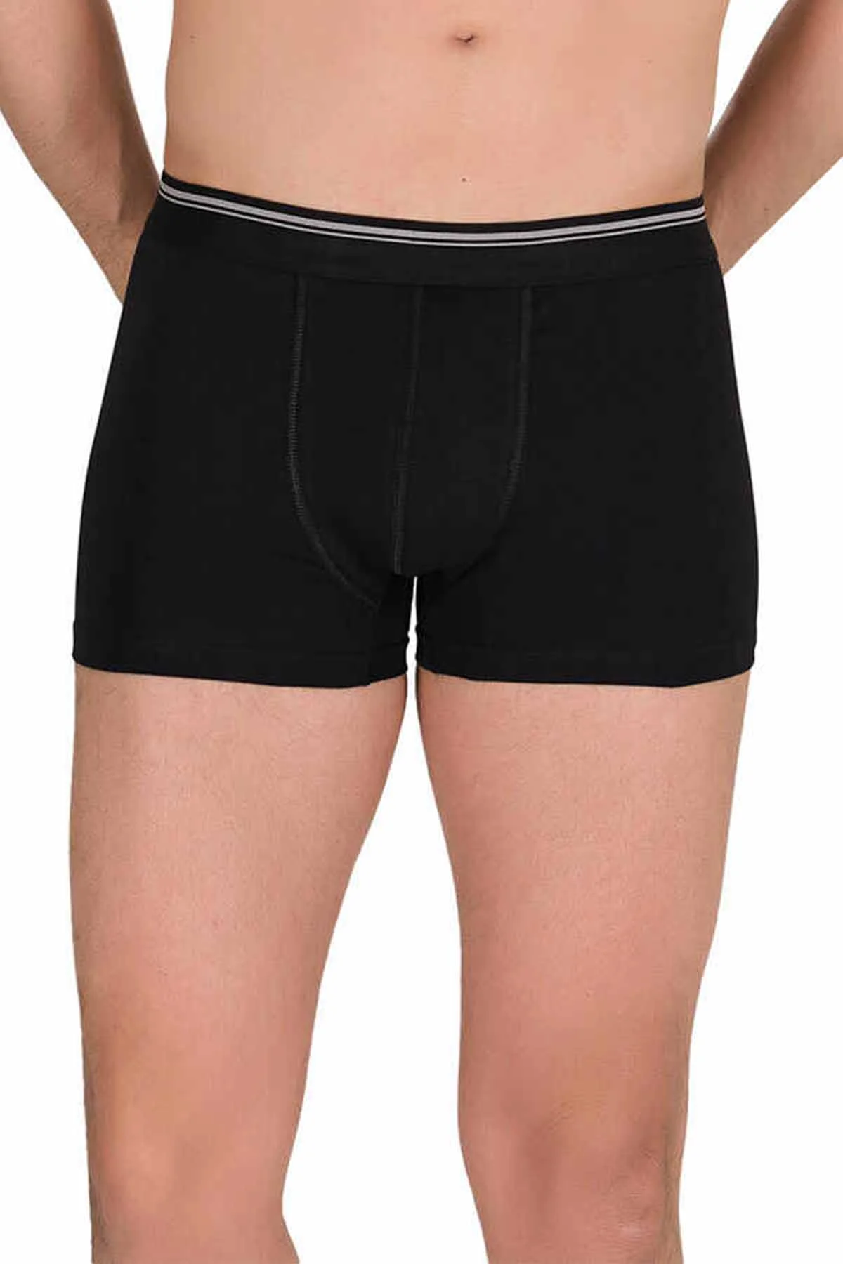 Likralı Erkek Boxer Şort Siyah 1097B - Just Cheap Store Görsel 3