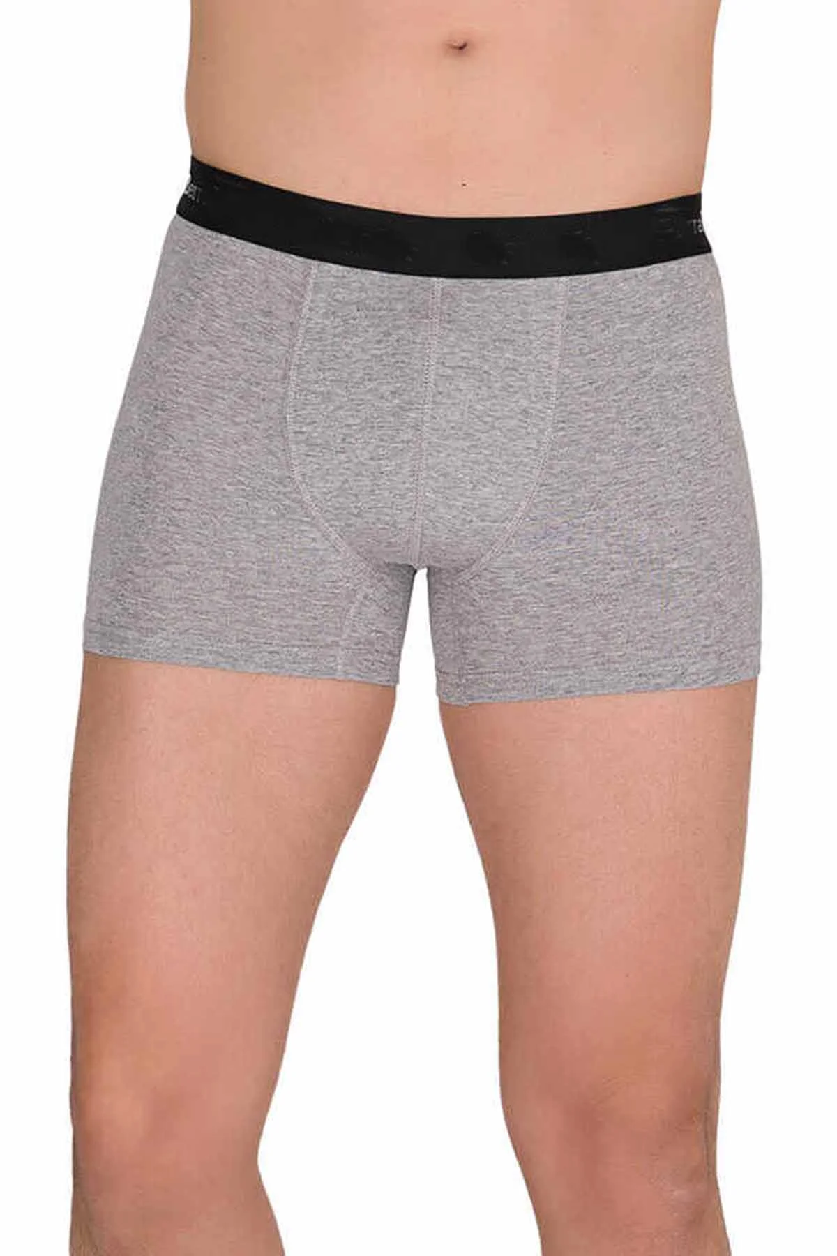 Pamuk Modal Likralı Esnek Erkek Boxer Gri 4476B - Just Cheap Store Görsel 2