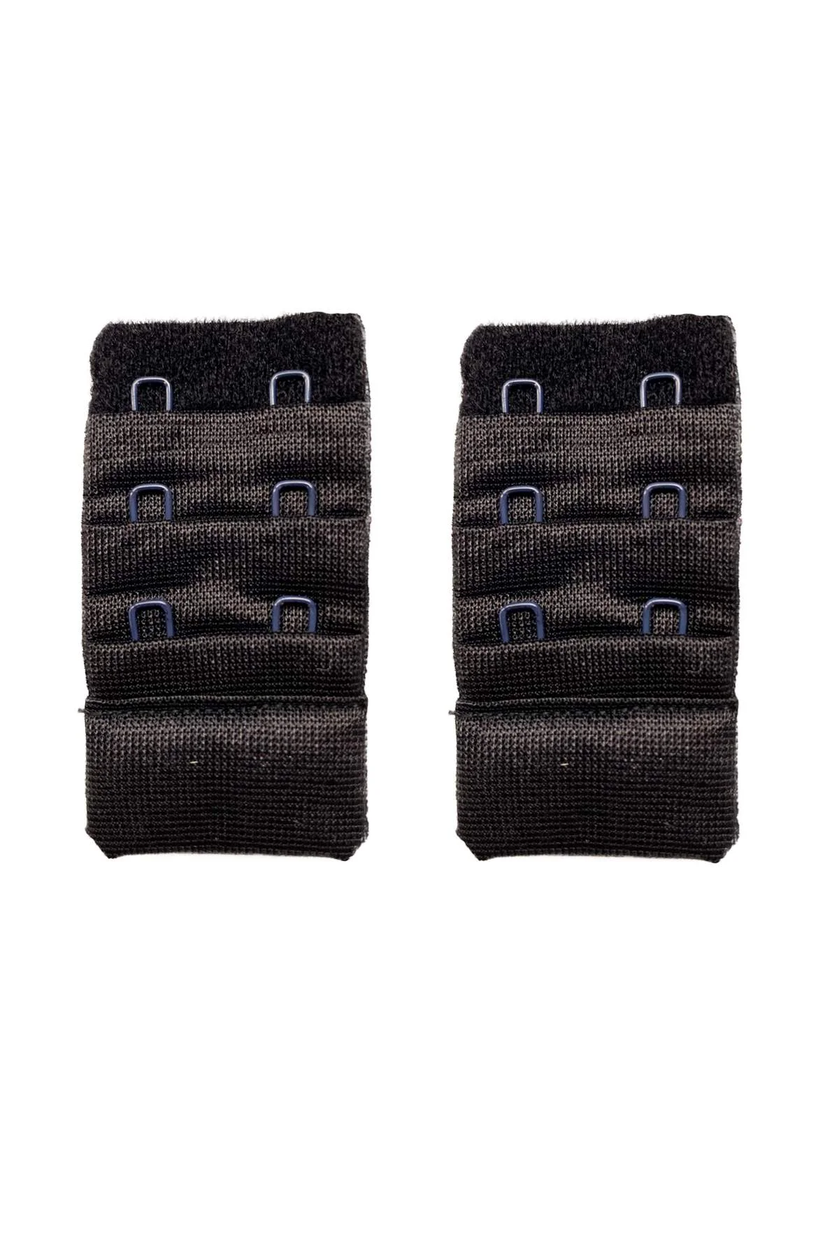 2 Adet Agraf Sütyen Uzatma Kopçası 3 Sıra / 2 Kanca Siyah - Just Cheap Store Görsel 4
