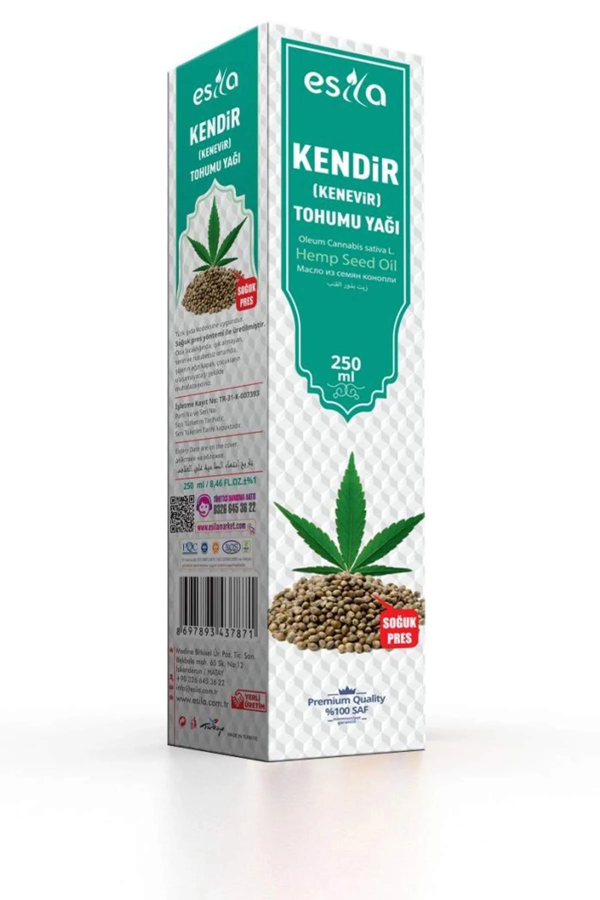 Kenevir Tohumu Yağı 250 Ml - Just Cheap Store Görsel 2