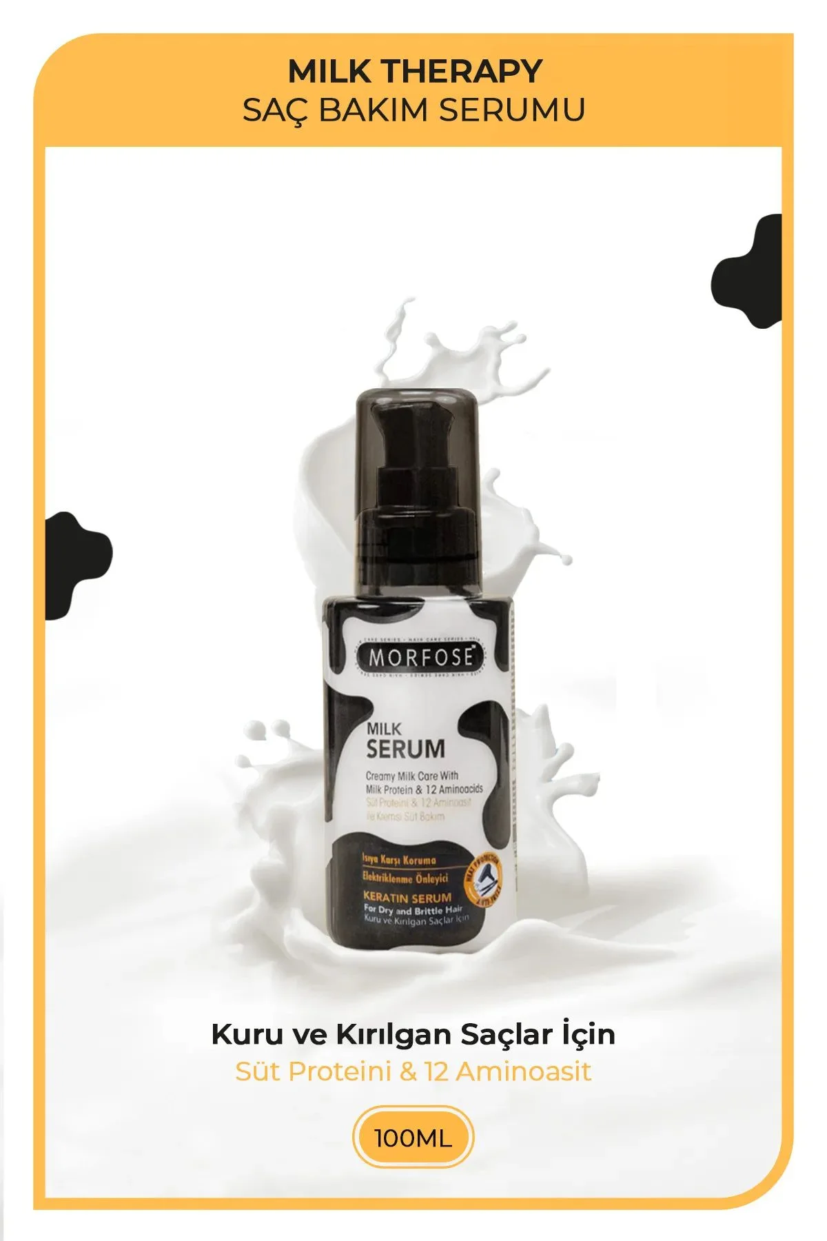 Milk Therapy Kremsi Saç Serum 100 ML - Onarıcı Bakım - mrfs - Just Cheap Store Görsel 2