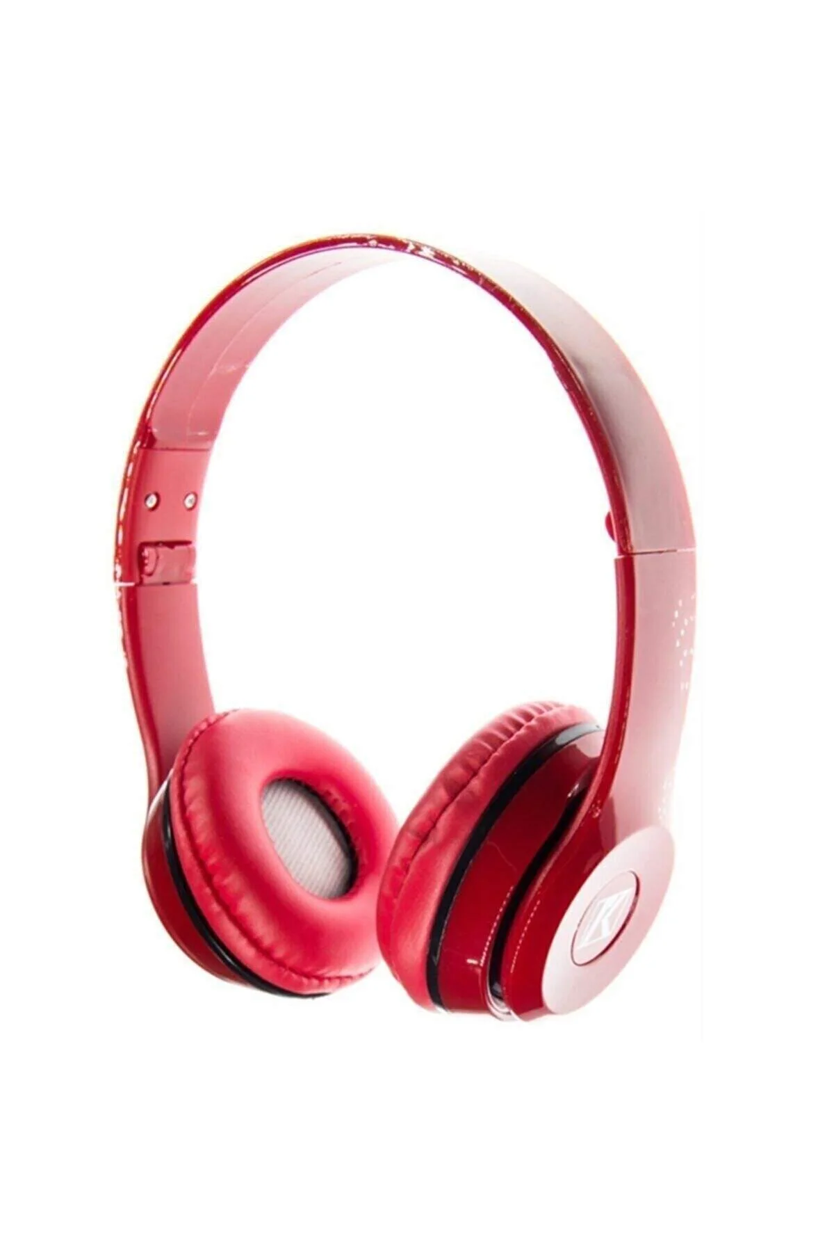 Kırmızı Kulak Üstü Portatif Katlanır Stereo Kulaklık - Just Cheap Store Görsel 3