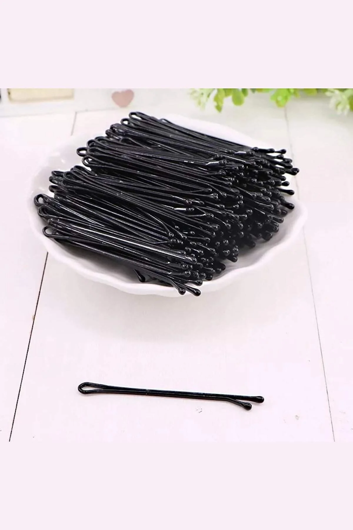 50 Adet Siyah Tel Toka 1.inci Kalite Çelik Tek Toka Black - Just Cheap Store Görsel 3