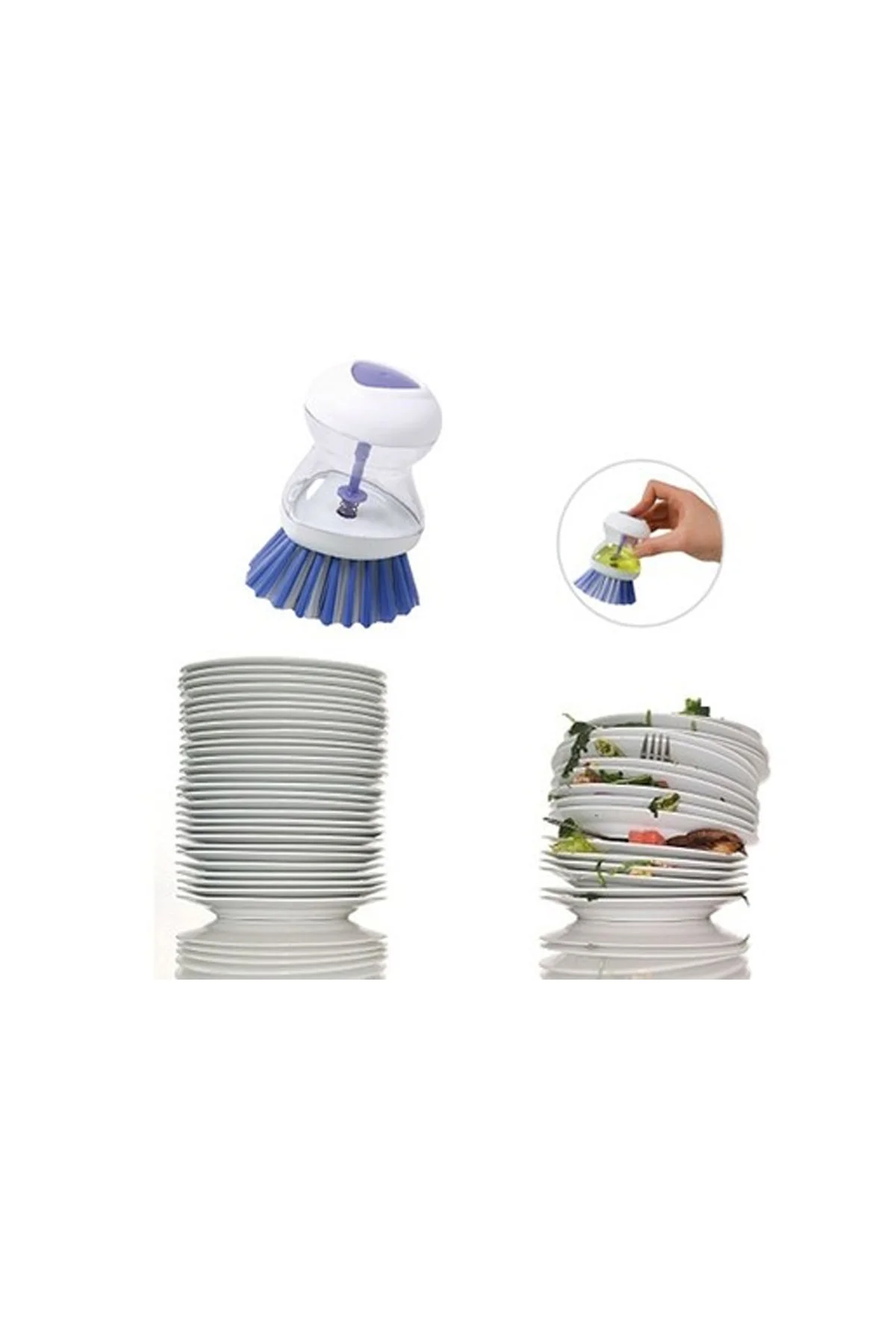 Deterjan Hazneli Bulaşık Fırçası Alk-397 - Just Cheap Store Görsel 2