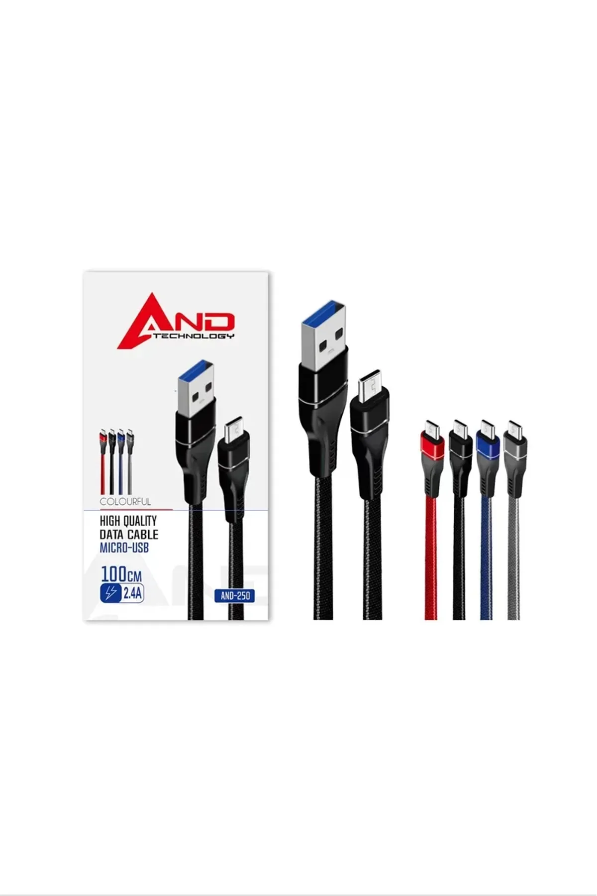 Mikro Usb Data Kablosu Samsung 2.4A AND-250 - Just Cheap Store Görsel 5