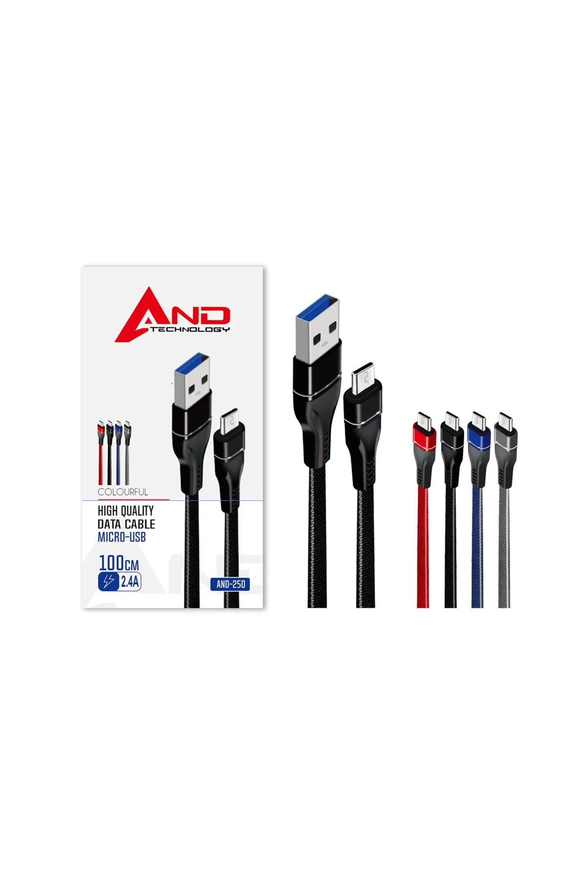 Mikro Usb Data Kablosu Samsung 2.4A AND-250 - Just Cheap Store Görsel 3
