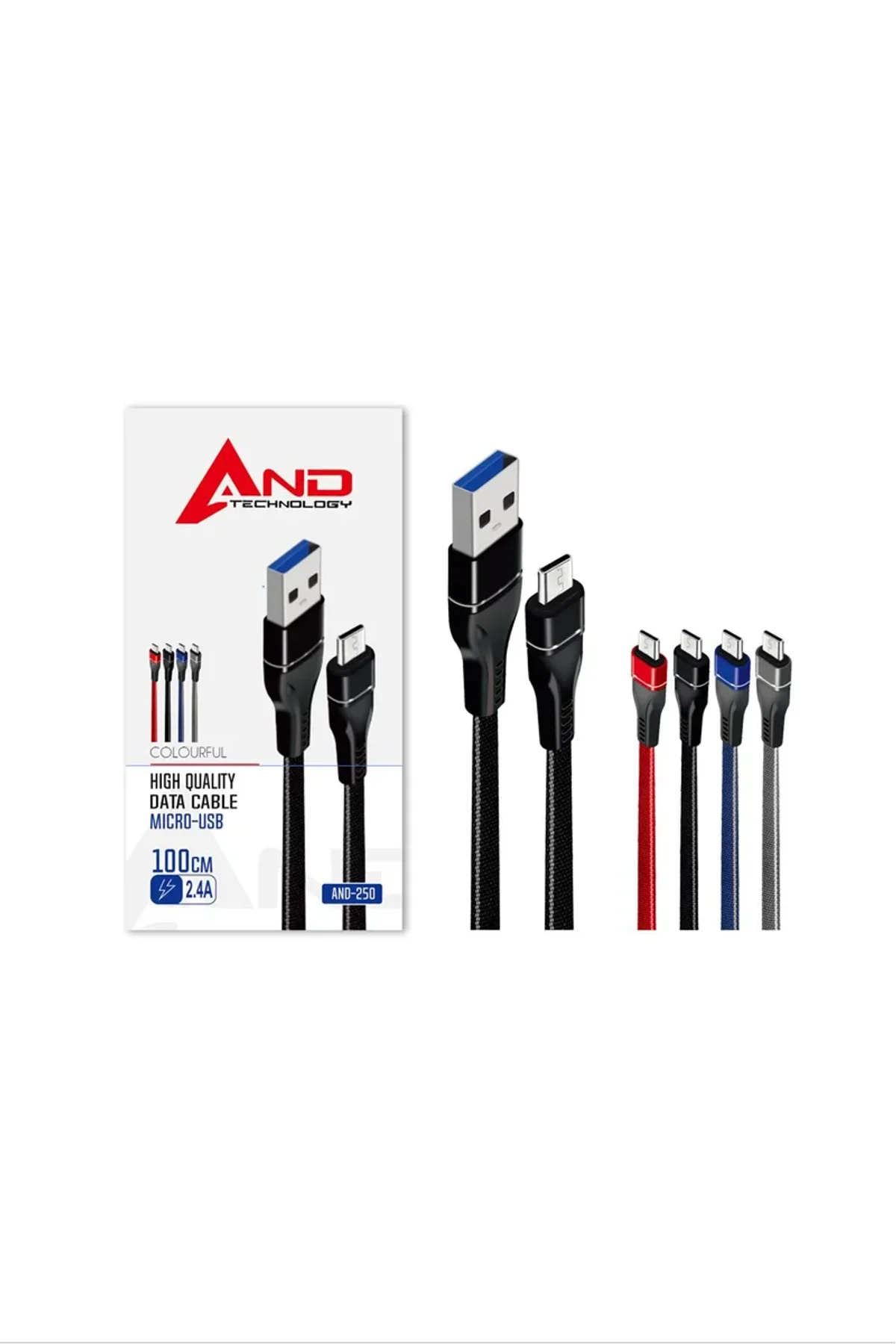 Mikro Usb Data Kablosu Samsung 2.4A AND-250 - Just Cheap Store Görsel 4