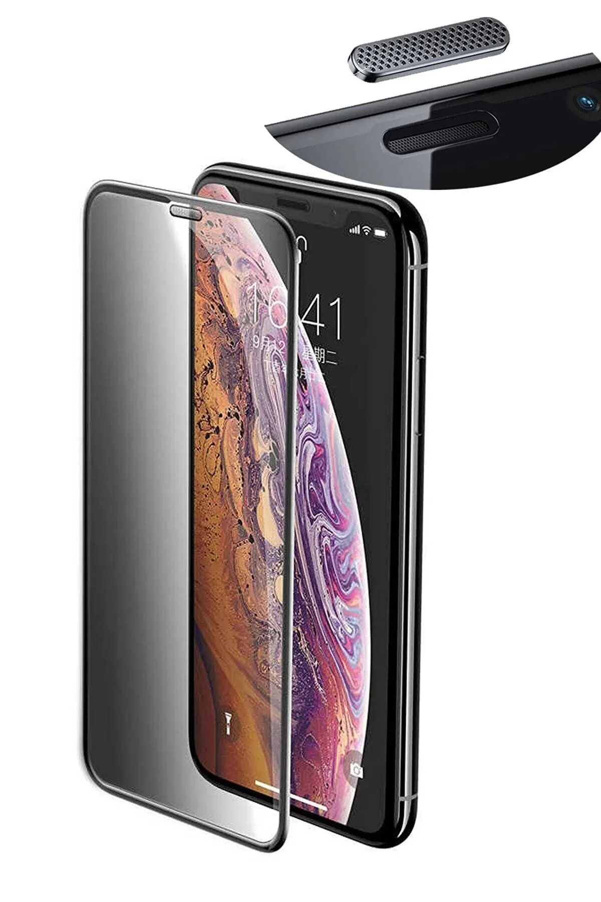 Iphone 12 Pro Max Uyumlu Hayalet Ekran Gizli Tam Kaplayan Kırılmaz Cam Seramik Ekran Koruyucu Film - Just Cheap Store Görsel 5