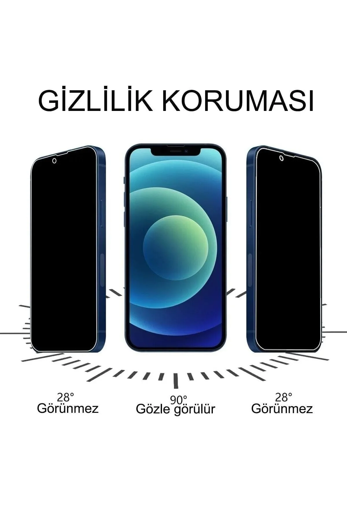 Iphone 13 Pro Max Uyumlu Hayalet Ekran Gizli Tam Kaplayan Kırılmaz Cam Seramik Ekran Koruyucu Film - Just Cheap Store Görsel 4