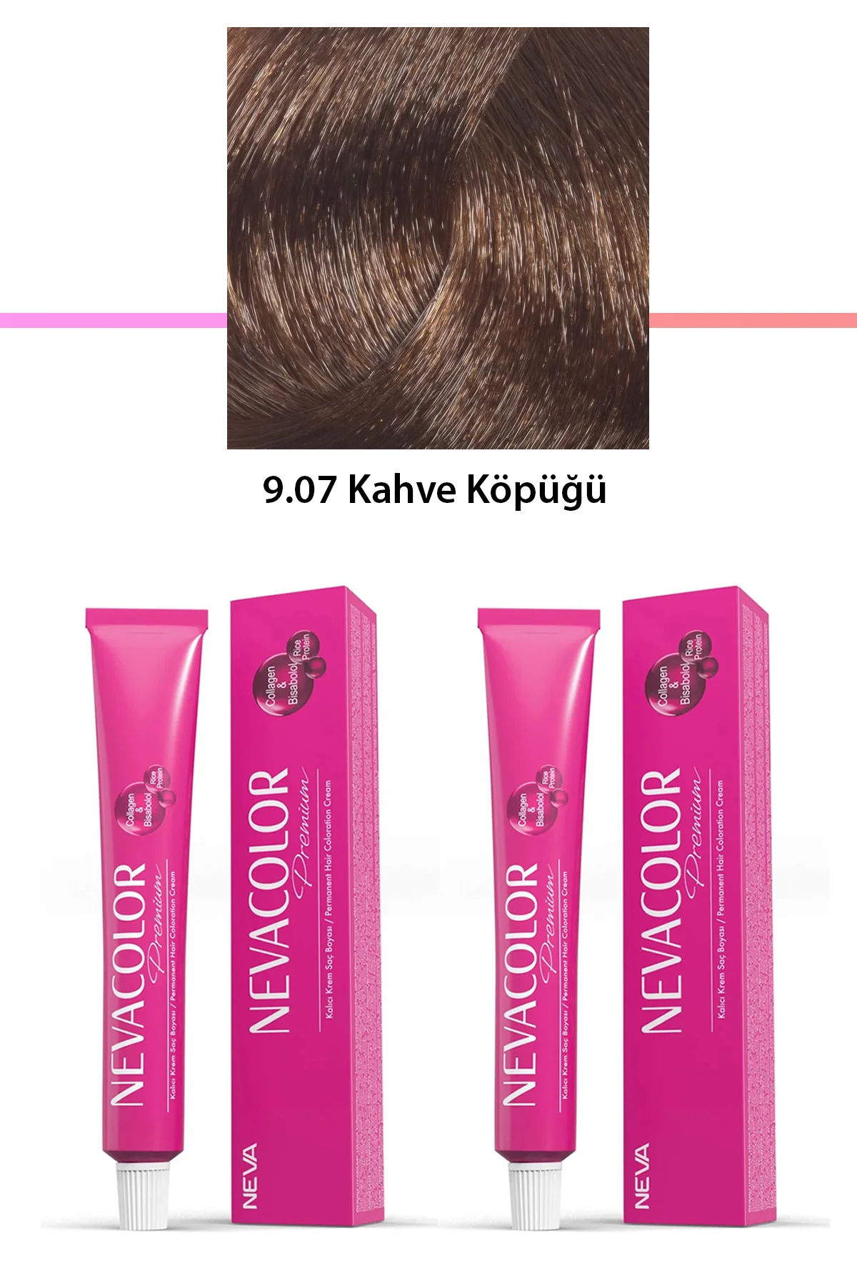 2 li Set Premium 9.07 Kahve Köpüğü - Kalıcı Krem Saç Boyası 2 X 50 g Tüp - Just Cheap Store Görsel 4