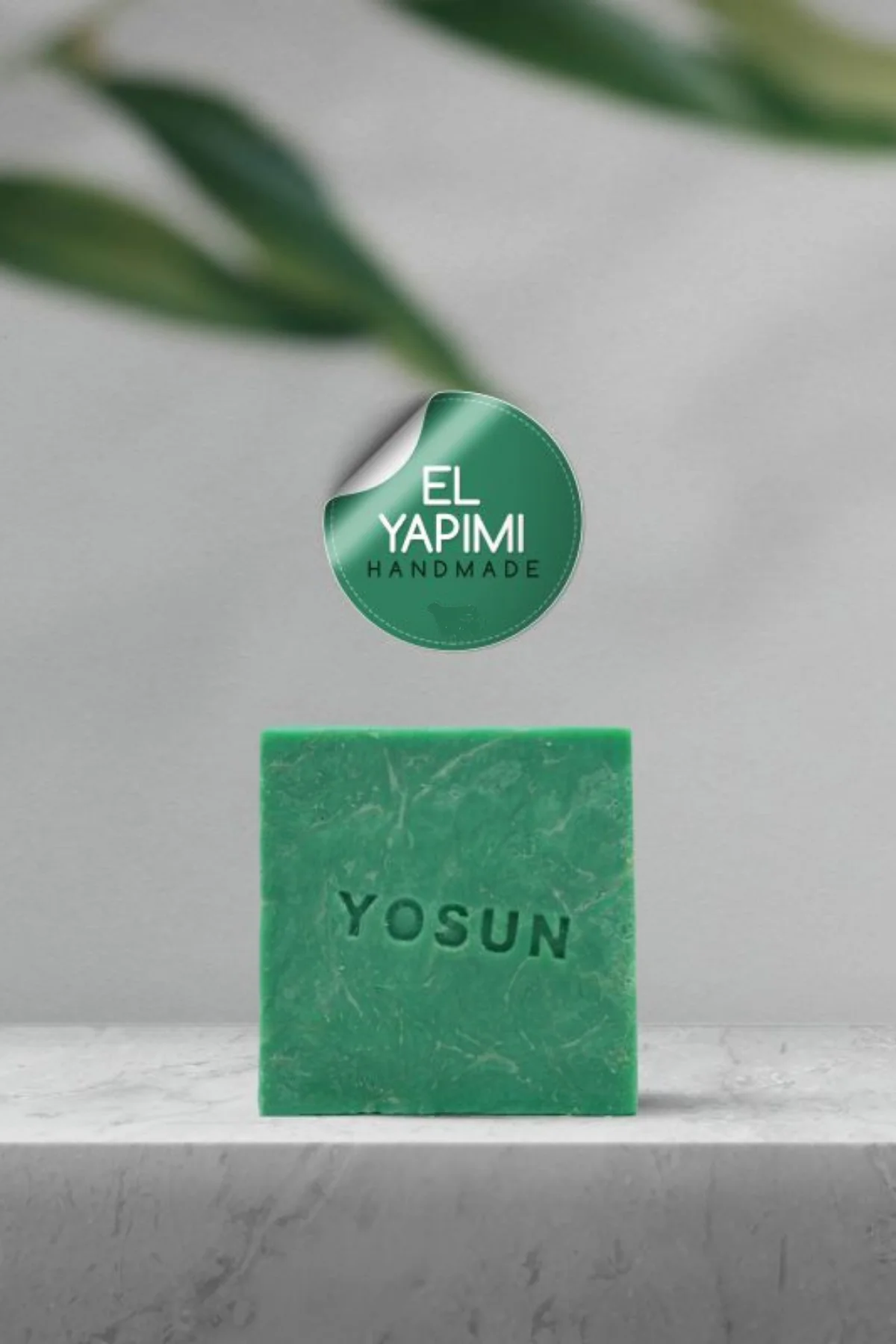 Yosun Sabunu Hatay El Yapımı %100 Organik Doğal Sabun 1 Kalıp 130 Gram - Just Cheap Store Görsel 3