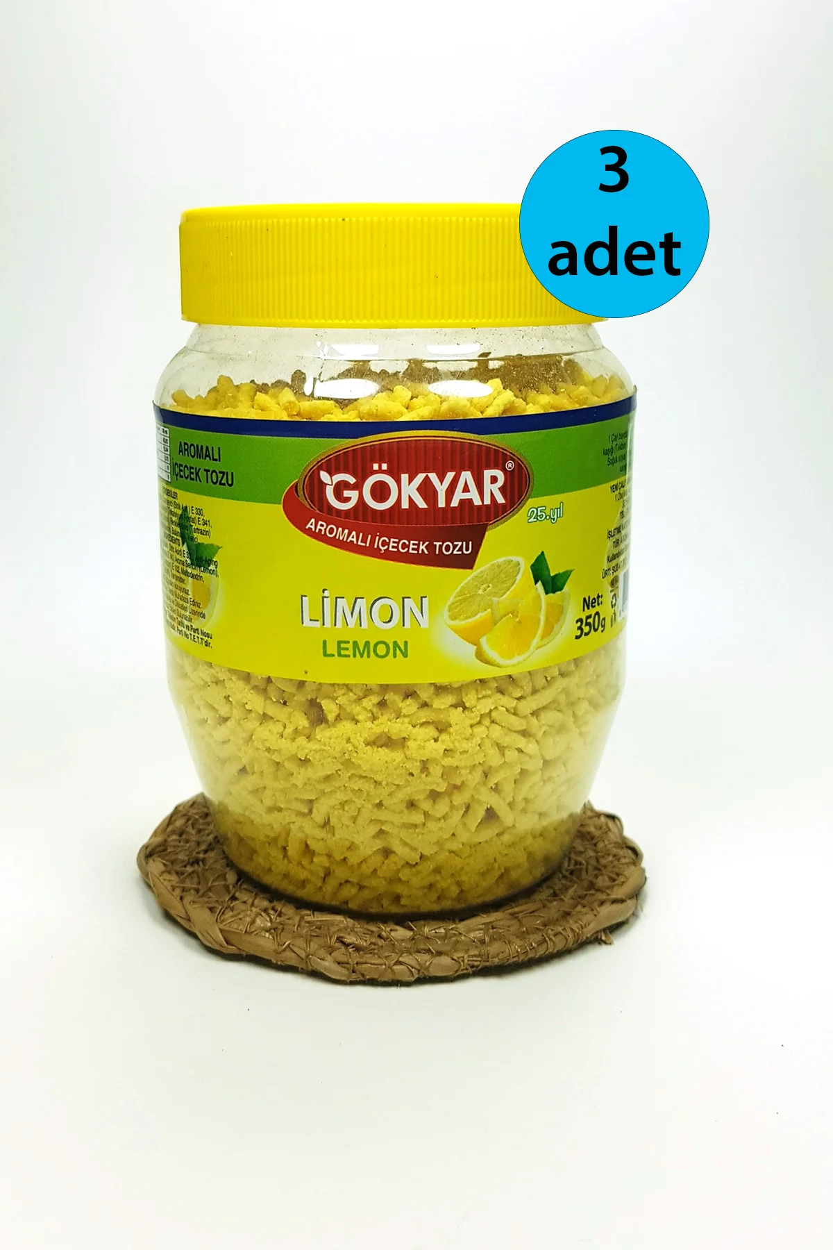 3 Adet Limon Aromalı Toz Içecek Oralet 3x350 gr - Just Cheap Store Görsel 4