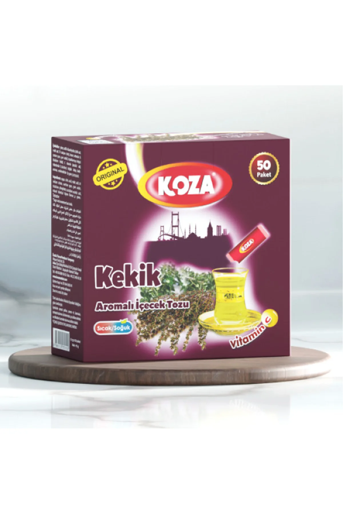 Koza Tek İçimlik Kekik Aromalı Toz İçecek 50'li - Just Cheap Store Görsel 4