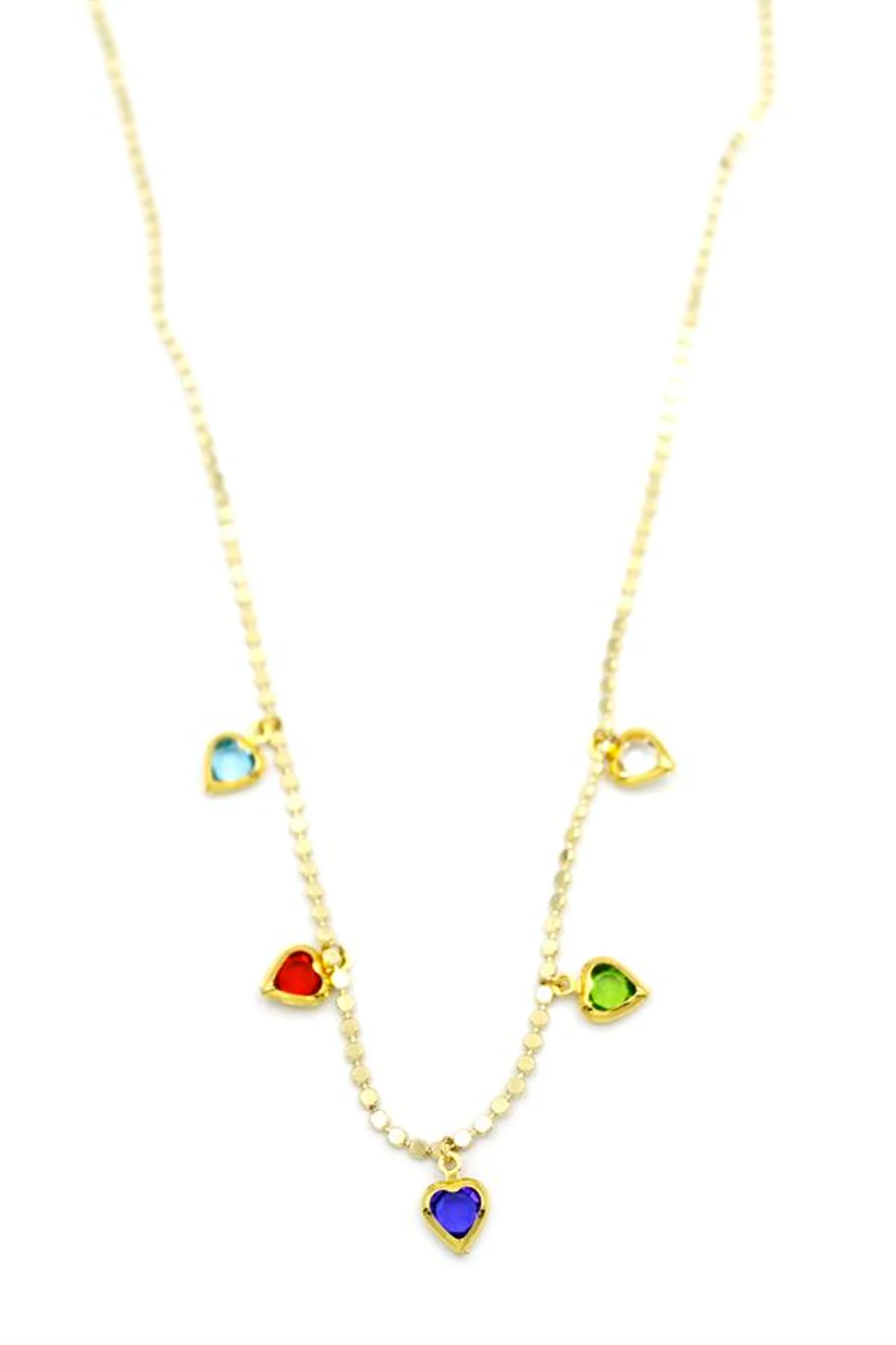 Ezme Zincir Charm Kolye - Altın - Just Cheap Store Görsel 4