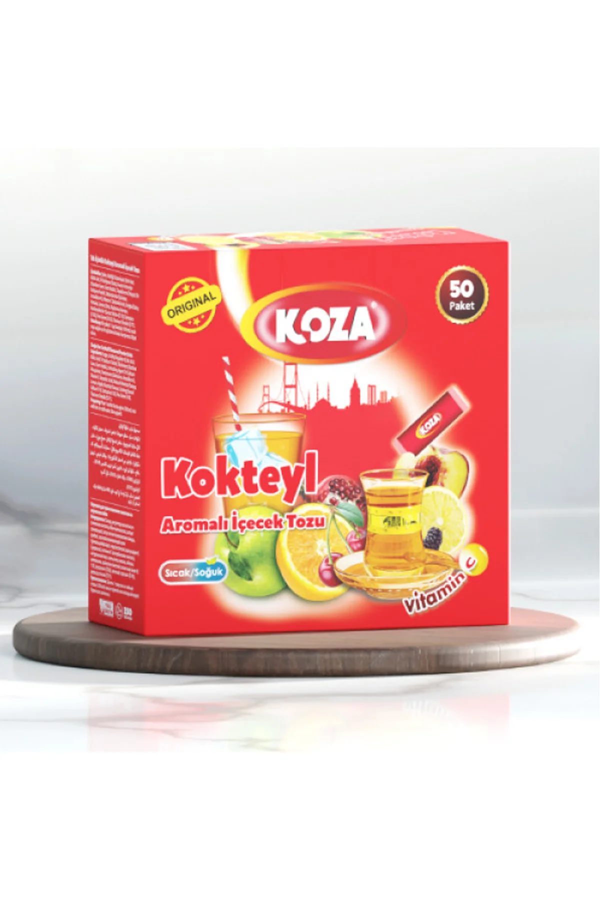 Koza Tek İçimlik Kokteyl Aromalı Toz İçecek 50'li - Just Cheap Store Görsel 4