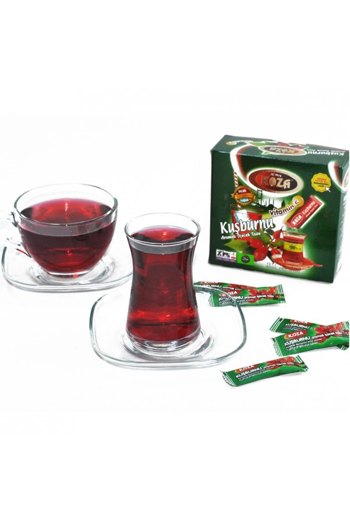 Koza Tek İçimlik Kuşburnu Aromalı Toz İçecek 50'li - Just Cheap Store Görsel 5