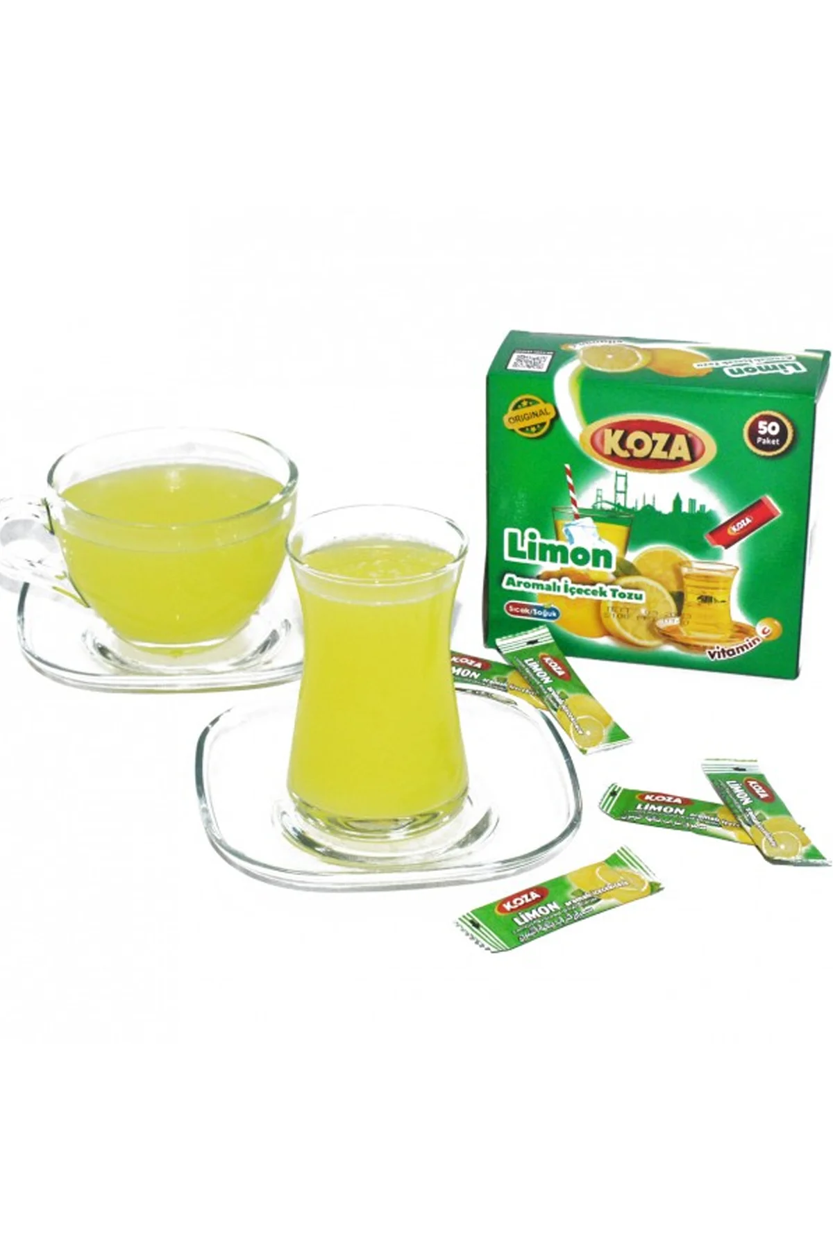Koza Tek İçimlik Limon Aromalı Toz İçecek 50'li - Just Cheap Store Görsel 3