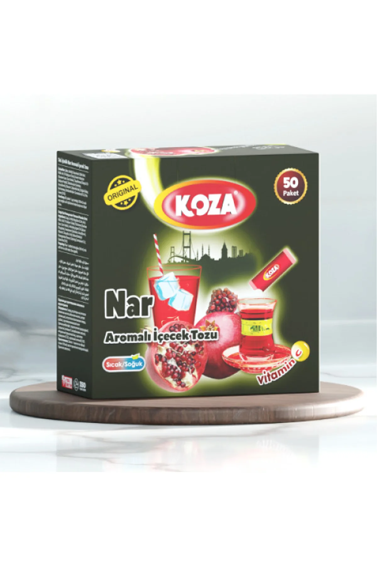 Koza Tek İçimlik Nar Aromalı Toz İçecek 50'li - Just Cheap Store Görsel 2