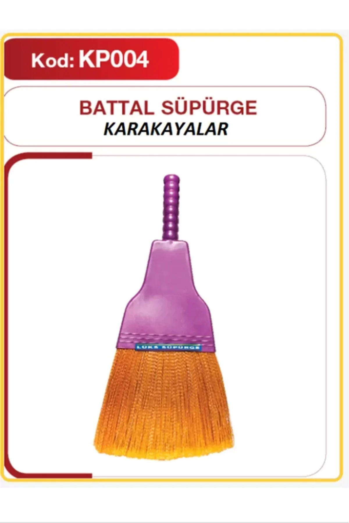 Karakayalar Plastik Süpürge (Battal) KP-004 - Just Cheap Store Görsel 5