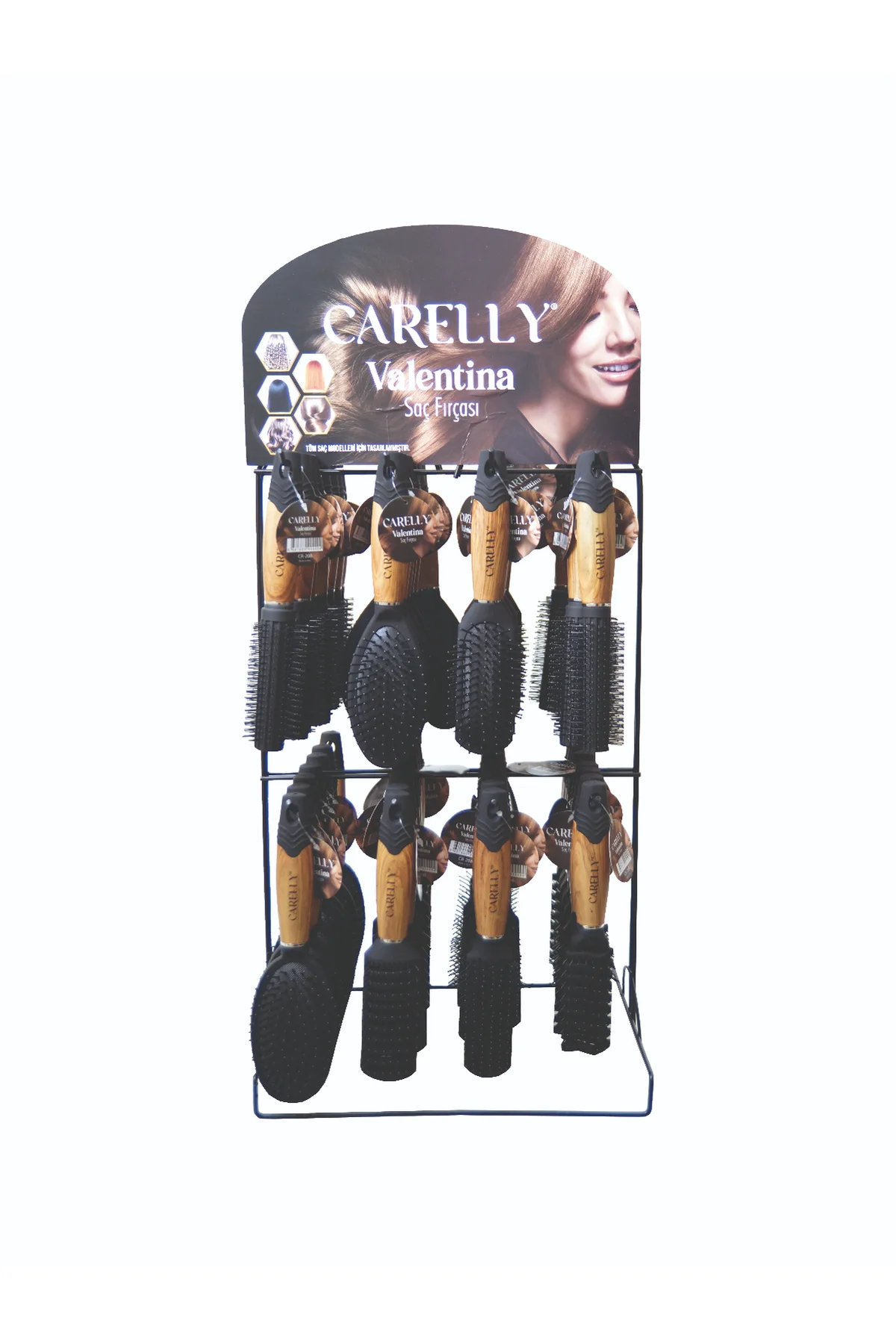 Saç Fırçası Valentin 1 Adet CR-208 - Just Cheap Store Görsel 3