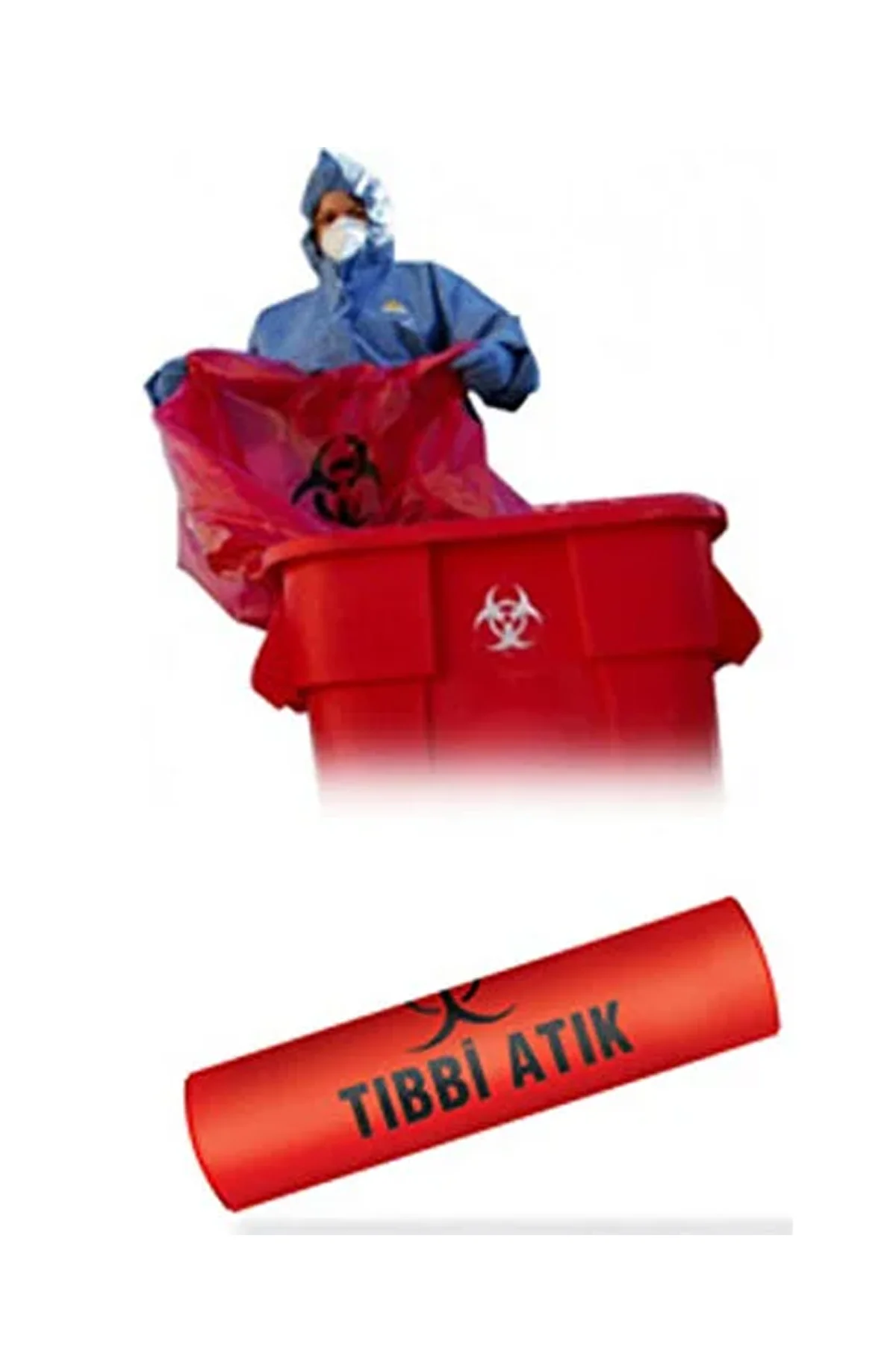 Orta Boy 55 x 60 cm 300 gr 10 lu Rulo x 1 Paket = 10 Adet (Kırmızı-Siyah Baskılı) - Just Cheap Store Görsel 3