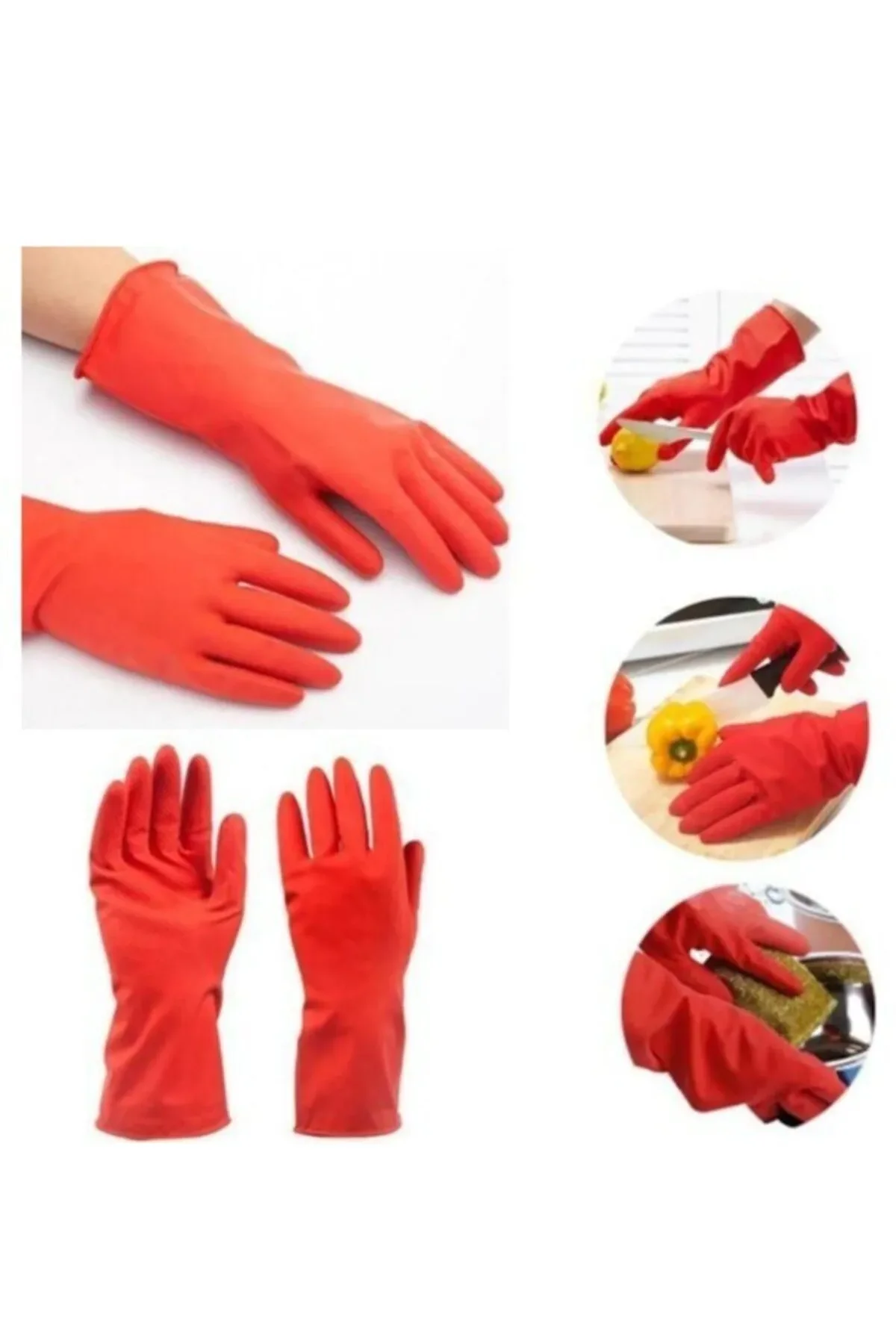 Temizlik ve Bulaşık Eldiveni Medium (M) 1 Çift CLKN-1662 - Just Cheap Store Görsel 4