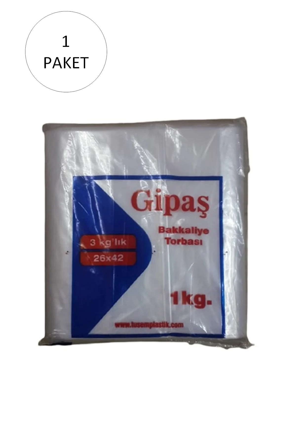 Bakkaliye Naylon Torba 3'kg lık 26x42 cm 1 Paket (Takriben 165 Adet) - Just Cheap Store Görsel 2