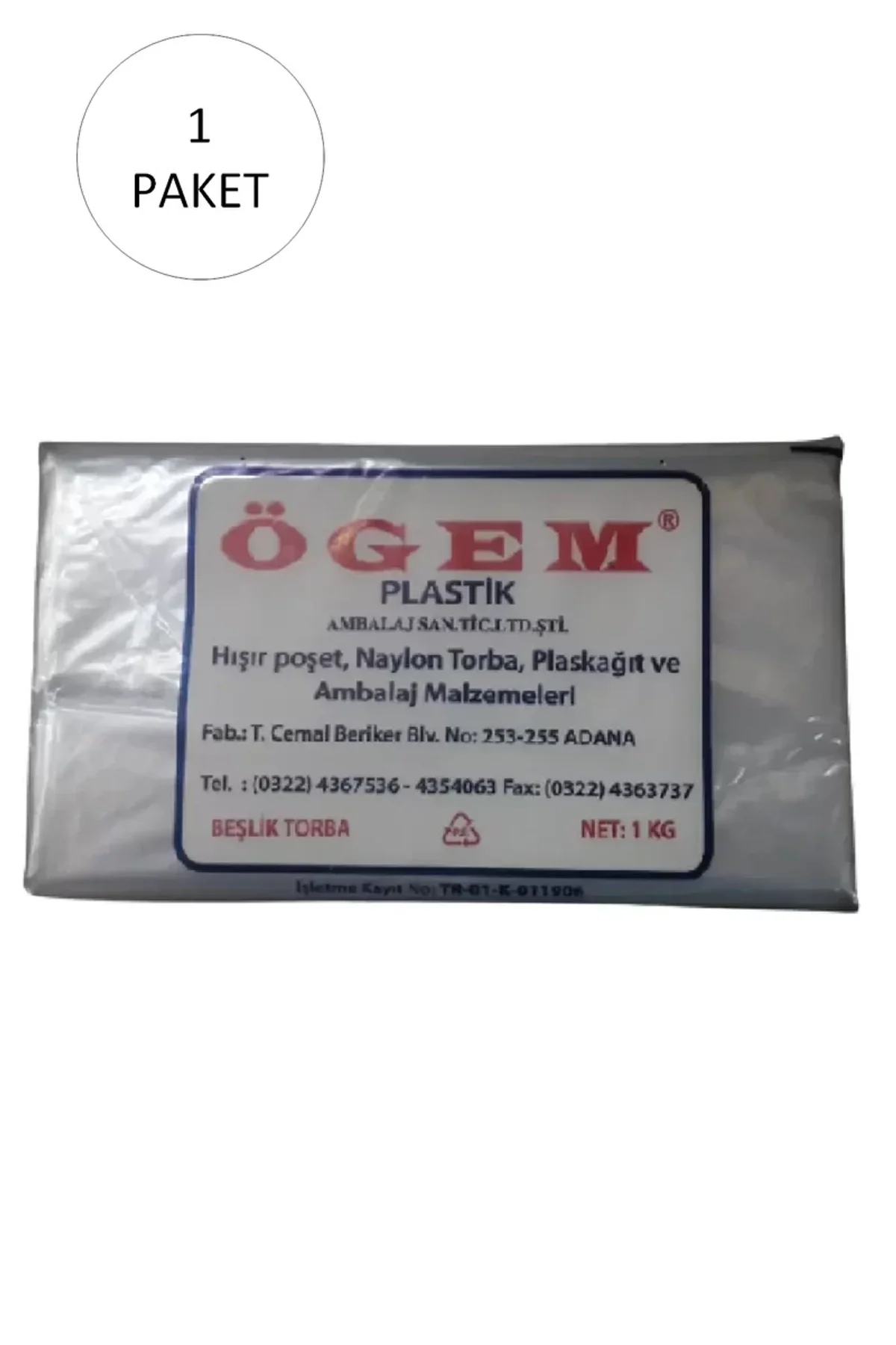 Bakkaliye Naylon Torba Beşlik 30x52 cm 1 kg 1 Paket (Takriben 105 Adet) - Just Cheap Store Görsel 5