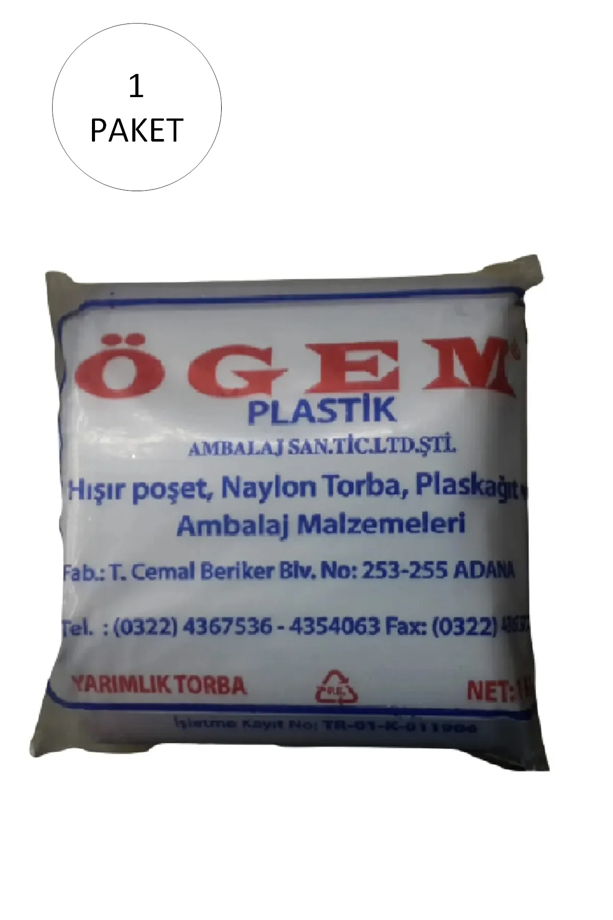 Bakkaliye Naylon Torba Yarımlık 14x27 cm 1 kg 1 Paket (Takriben 360 Adet) - Just Cheap Store Görsel 3