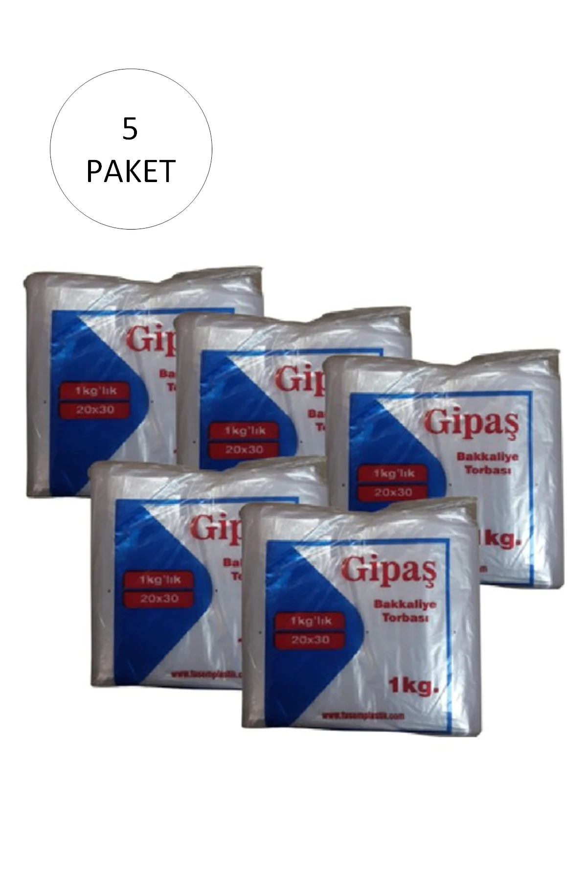 Bakkaliye Naylon Torba 1'kg lık 20x30 cm 5 Paket (Takriben 1.800 Adet) - Just Cheap Store Görsel 3