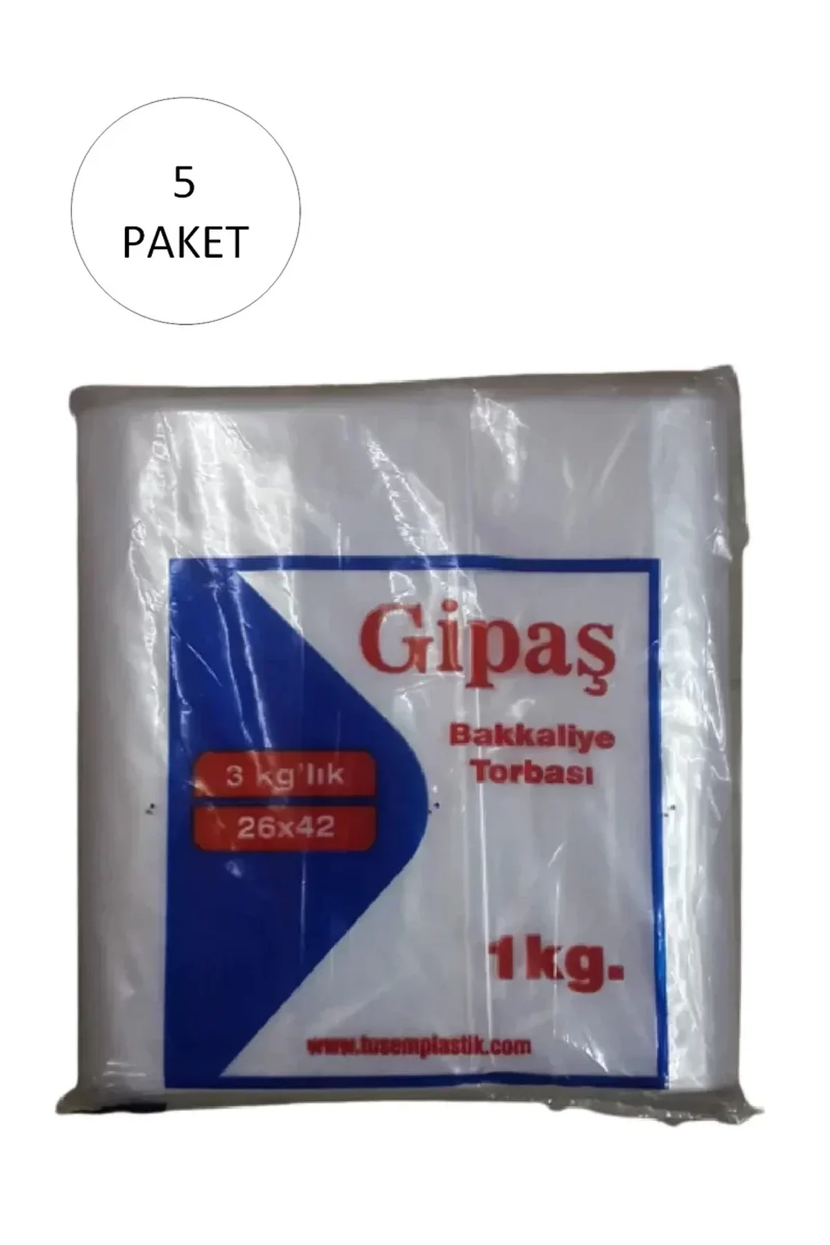 Bakkaliye Naylon Torba 3'kg lık 26x42 cm 5 Paket (Takriben 825 Adet) - Just Cheap Store Görsel 5