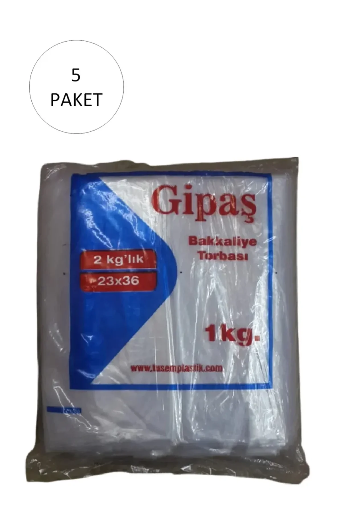 Bakkaliye Naylon Torba 2'kg lık 23x36 cm 5 Paket (Takriben 1.300 Adet) - Just Cheap Store Görsel 4