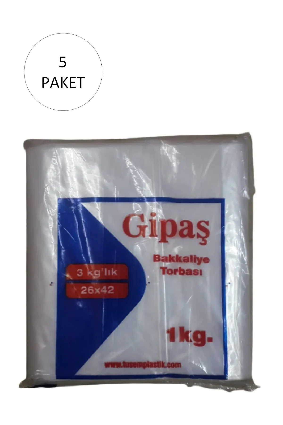 Bakkaliye Naylon Torba 3'kg lık 26x42 cm 5 Paket (Takriben 825 Adet) - Just Cheap Store Görsel 3