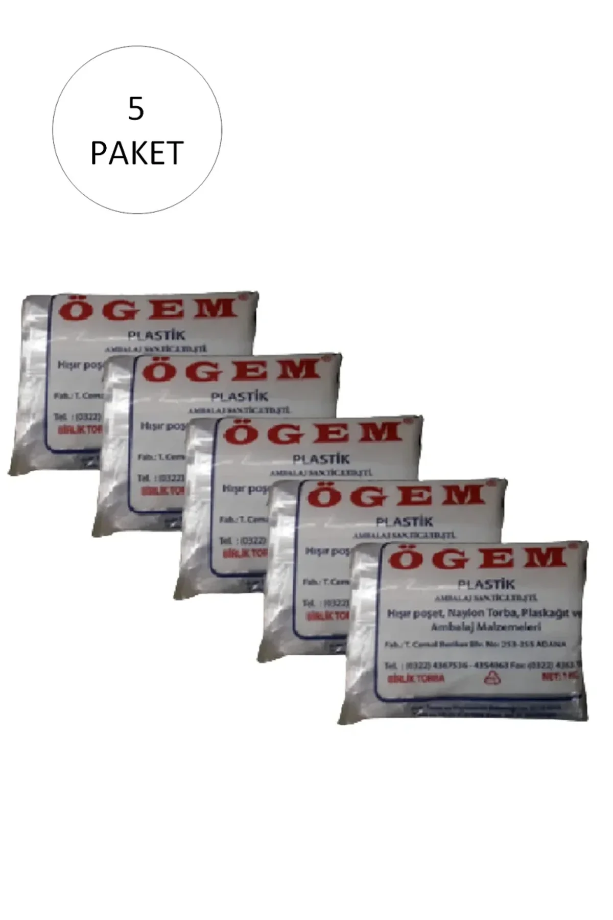 Bakkaliye Naylon Torba Birlik 20x30 cm 1 kg 5 Paket (Takriben 1,150 Adet) - Just Cheap Store Görsel 4