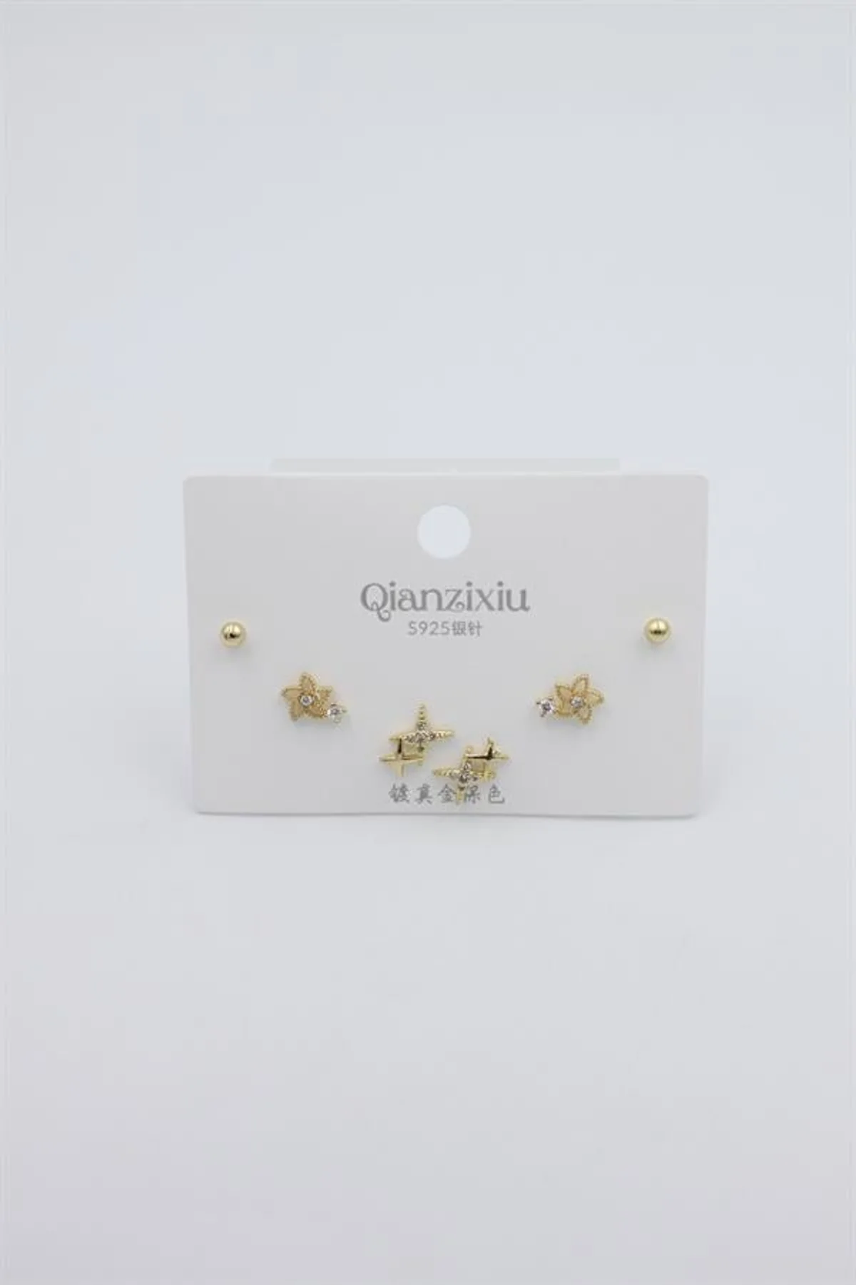 Çoklu Set Küpe - Altın - Just Cheap Store Görsel 4
