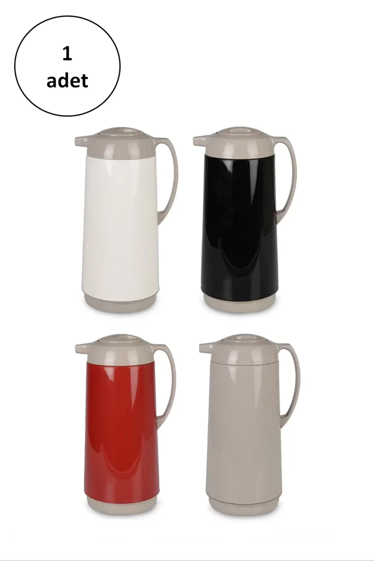 Plastik Karışık Renkli 1.6Lt Termos 1 Adet-CRM6007 - Just Cheap Store Görsel 5