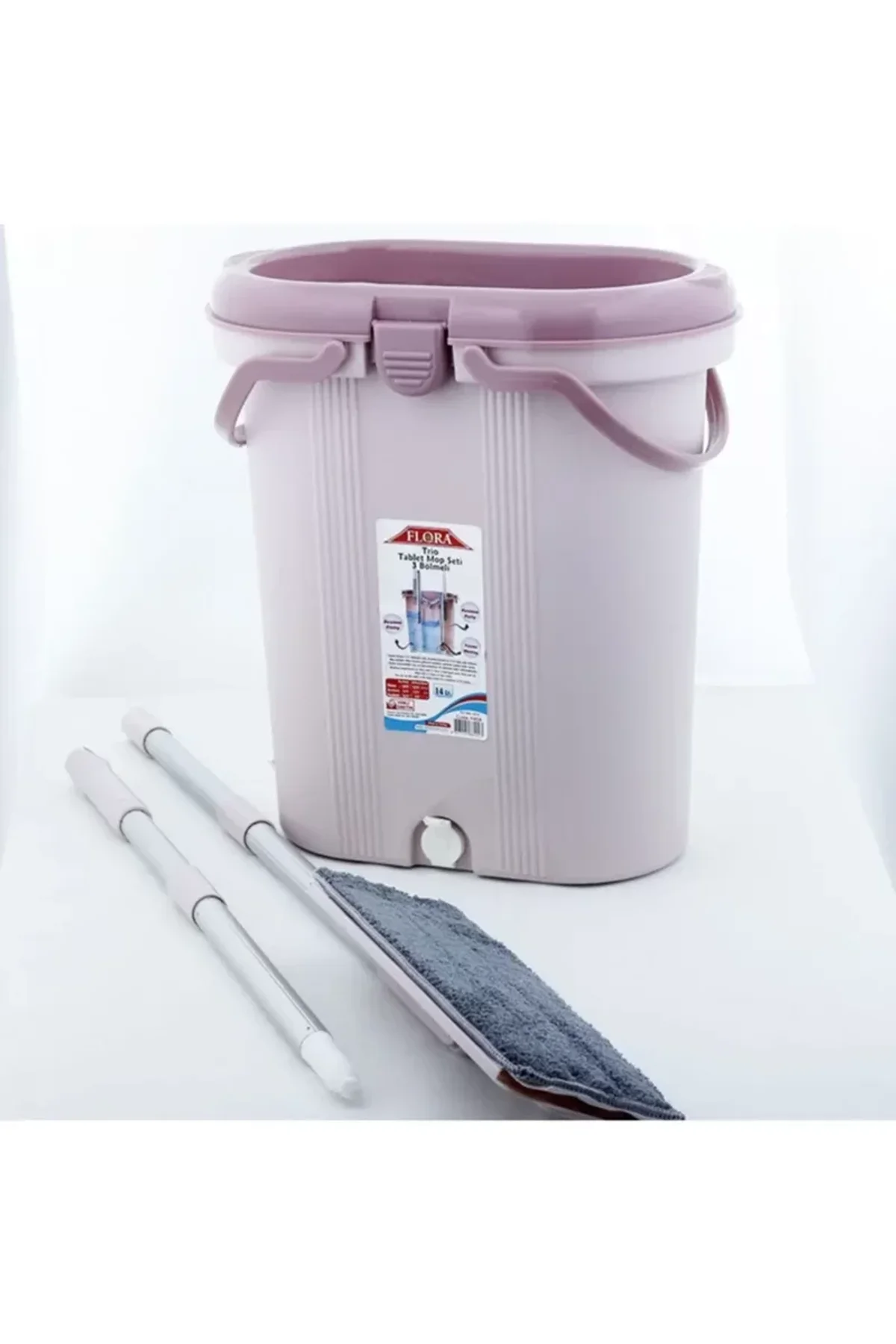 Tablet Mop Set Trio 3 Bölmeli 14 Lt. F404 - Just Cheap Store Görsel 5