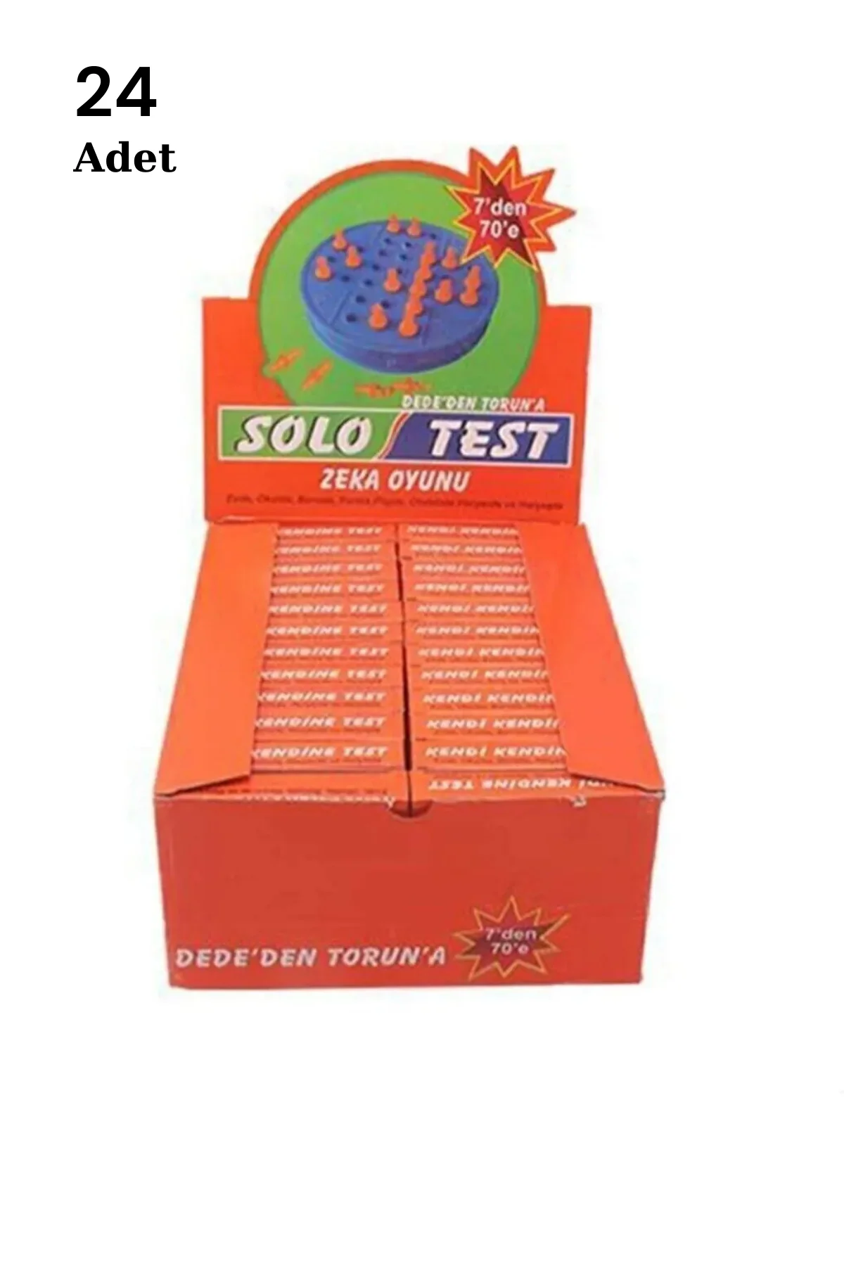 24 Adet Solo Test Zeka Oyunu Nostalji